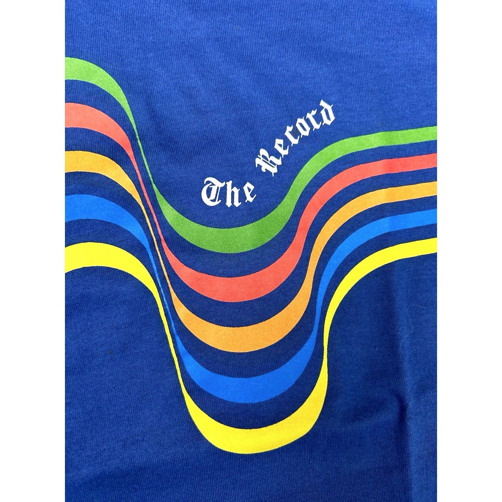 Velva Sheen VINTAGE Velva Sheen Shirt The Record Newspaper New Jersey News Tee 80s Small Mens Size US S / EU 44-46 / 1 - 4 Thumbnail