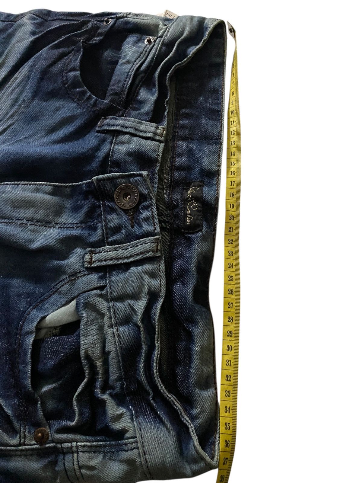 Le Grande Bleu (L.G.B.) 2000's Black Crown Clawmark Flared Jeans Size US 29 - 11 Thumbnail