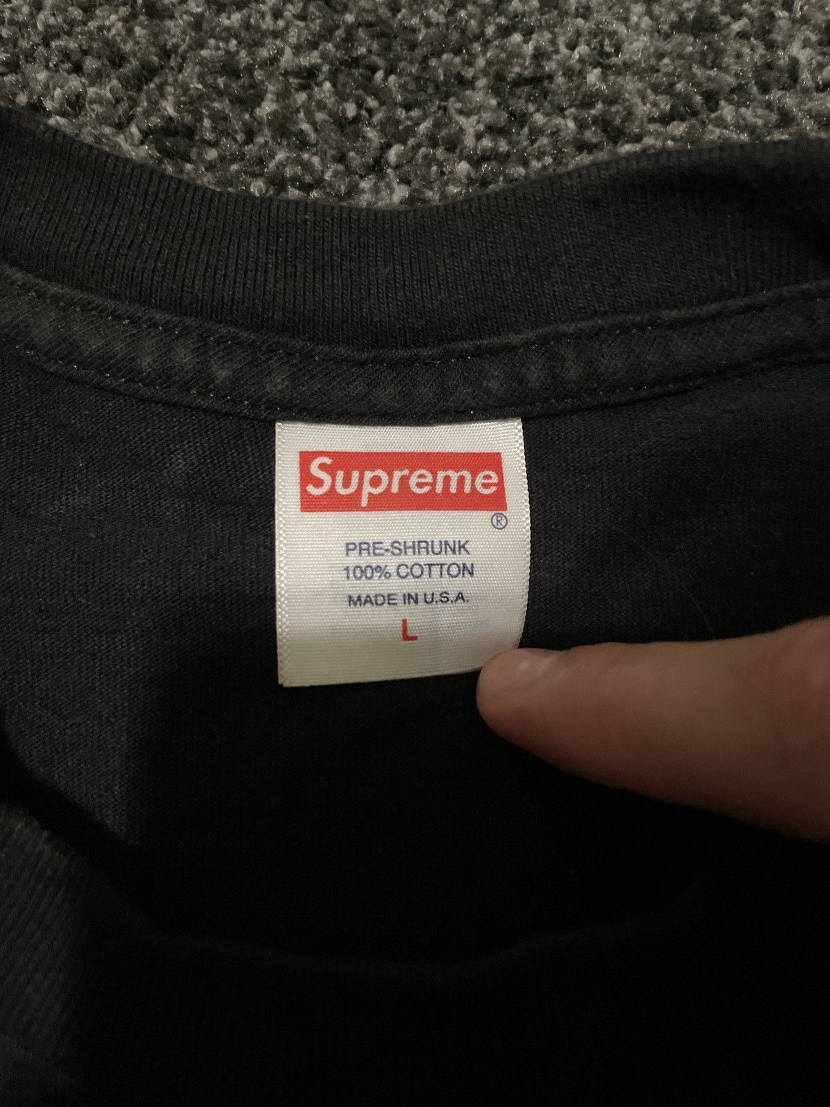 Supreme Supreme logo tee Size US L / EU 52-54 / 3 - 2 Thumbnail