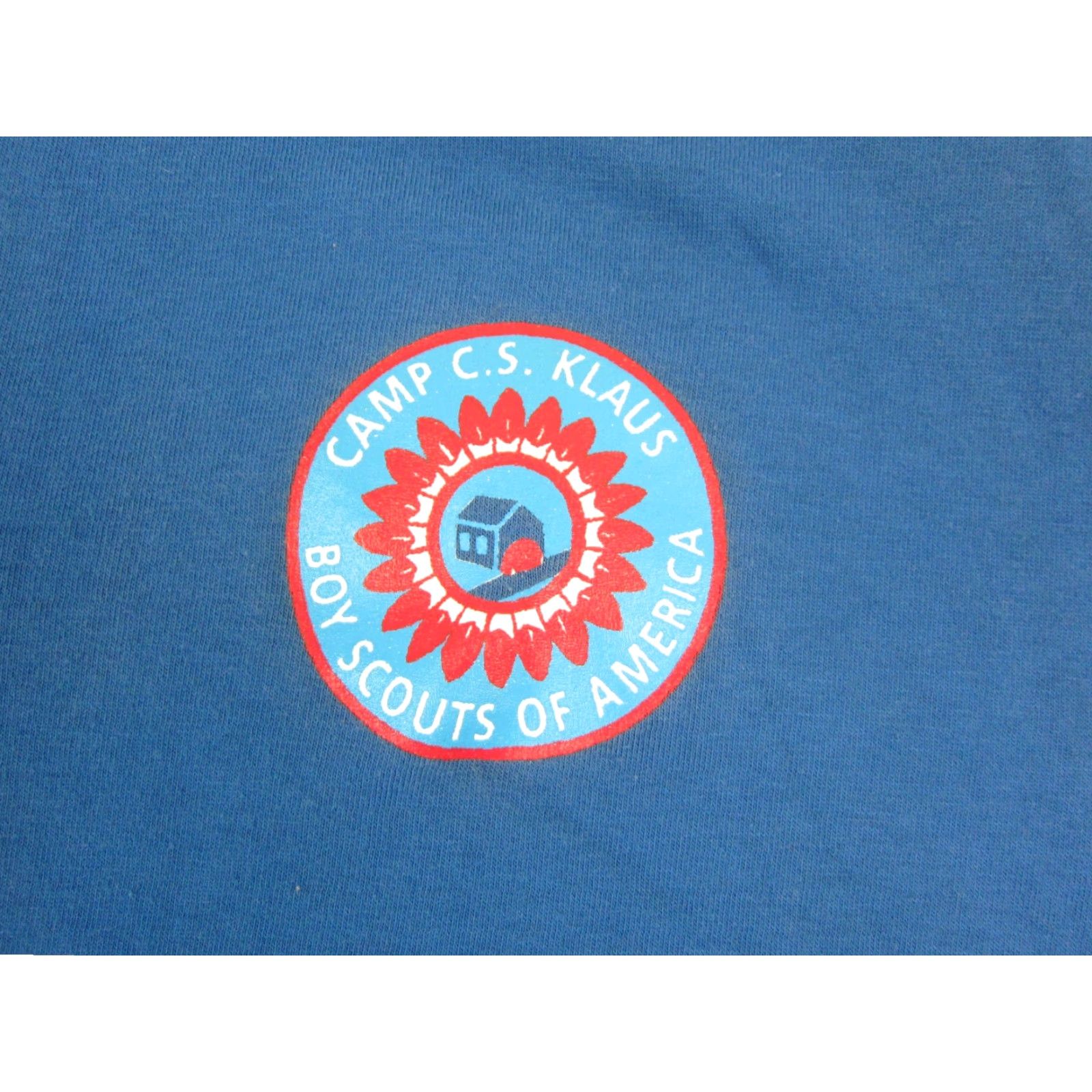 Vintage VINTAGE Boy Scouts Polo Shirt Mens XL Blue Stedman Made in USA Size US XL / EU 56 / 4 - 3 Thumbnail