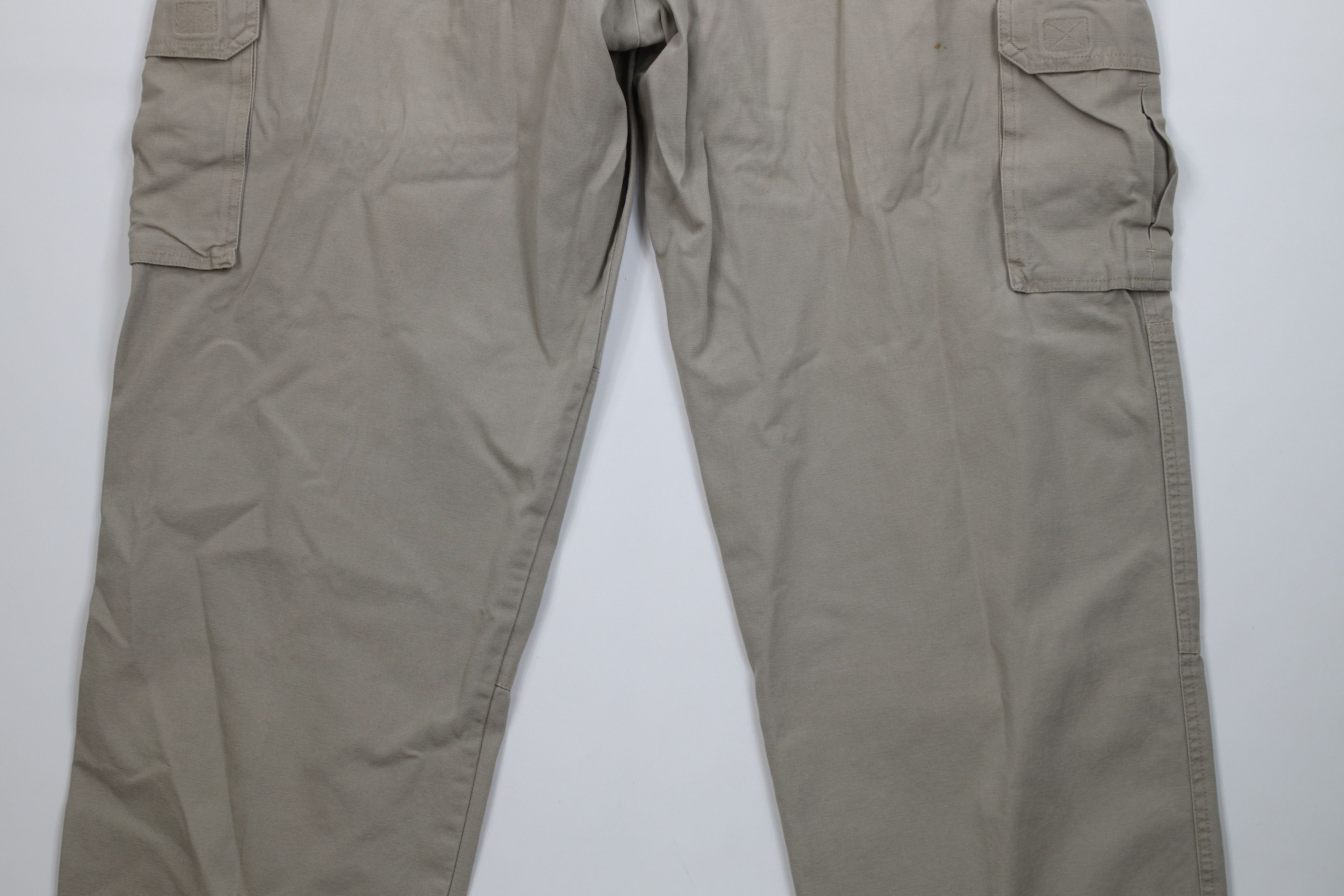 Cabelas Vintage Cabelas Double Knee Wide Leg Cargo Pants Beige Size US 42 / EU 58 - 11 Thumbnail