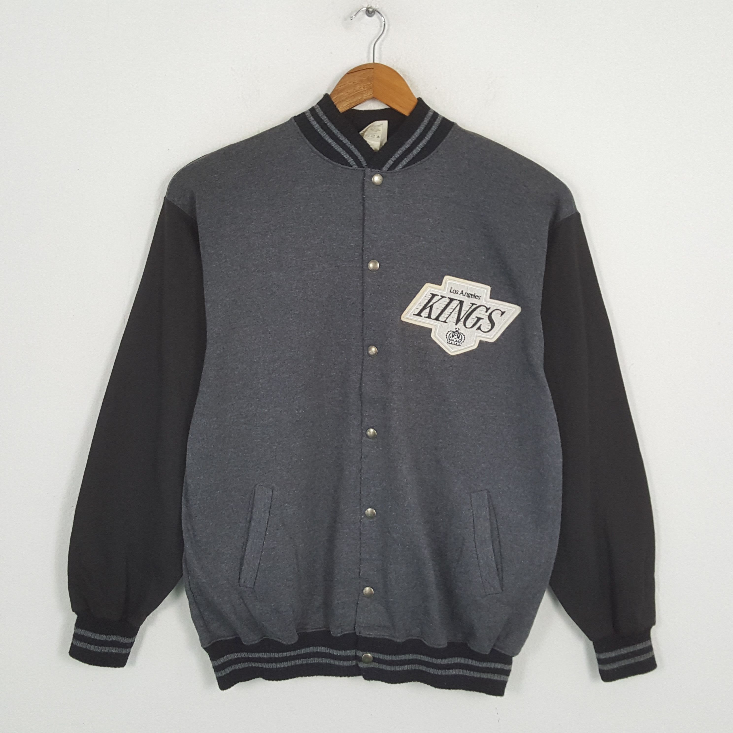NHL × Vintage Vintage LOS ANGELES KINGS NHL Team Varsity Jacket Size US L / EU 52-54 / 3 - 3 Thumbnail