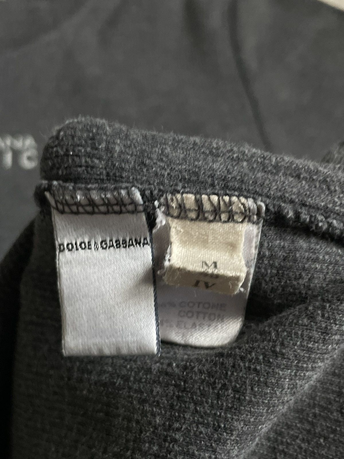 Dolce & Gabbana Dolce & Gabbana Athletic Vintage 00’s T-Shirt Y2K Grey RARE Size M / US 6-8 / IT 42-44 - 6 Thumbnail
