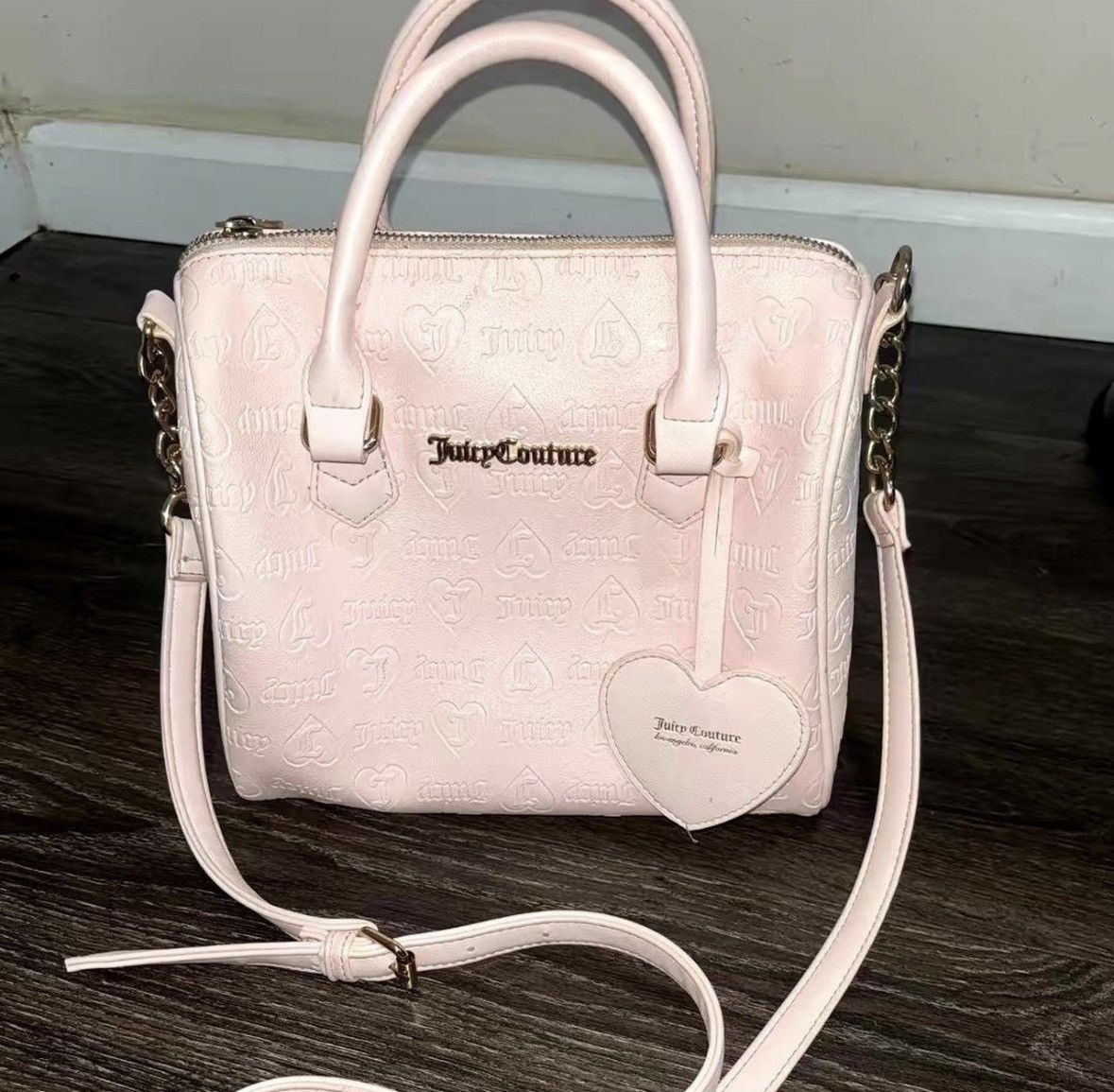 Juicy Couture Vintage Light Pink Juicy Couture Top Handle Bag Size ONE SIZE - 1 Thumbnail
