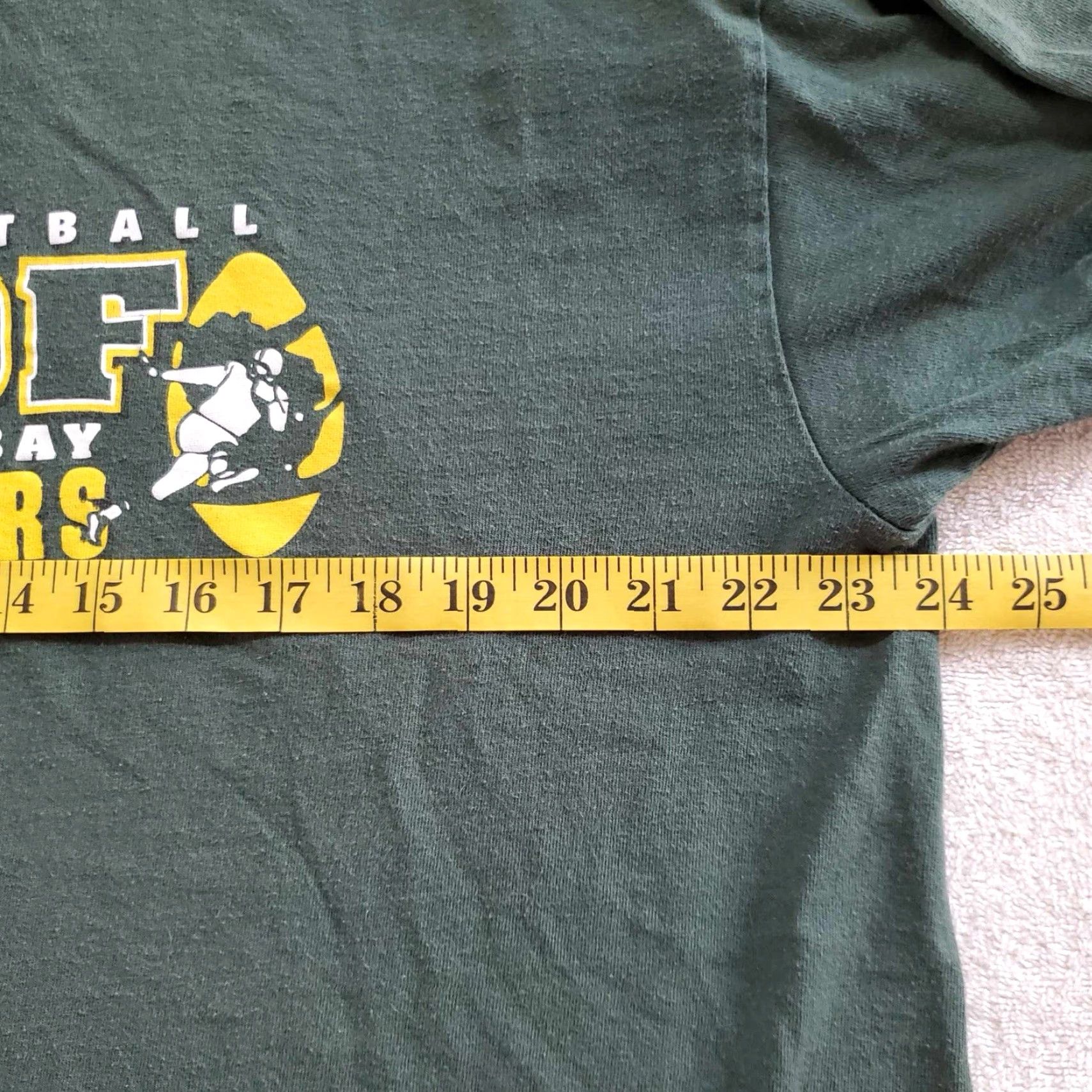 Reebok VINTAGE Green Bay Packers HOF T-SHIRT Pro Football Hall of Fame L Shirt Mens Large Green Packets? Size US L / EU 52-54 / 3 - 7 Thumbnail