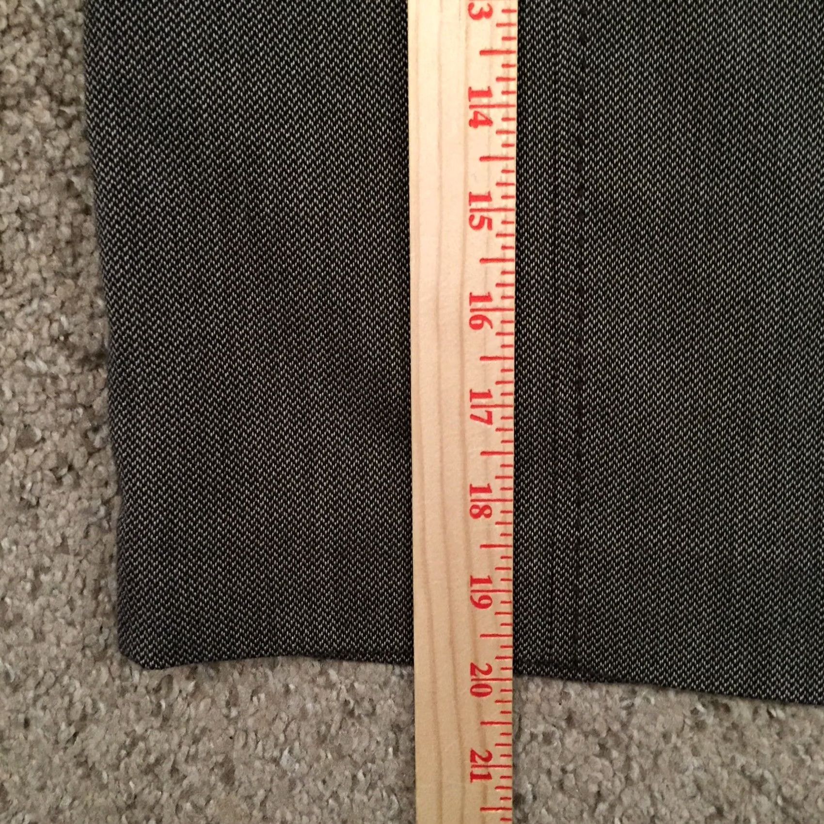 Loft LOFT Skirt Women Gray Pencil Knee Length Size 6 Lined Business Herringbone Size 28" / US 6 / IT 42 - 5 Thumbnail