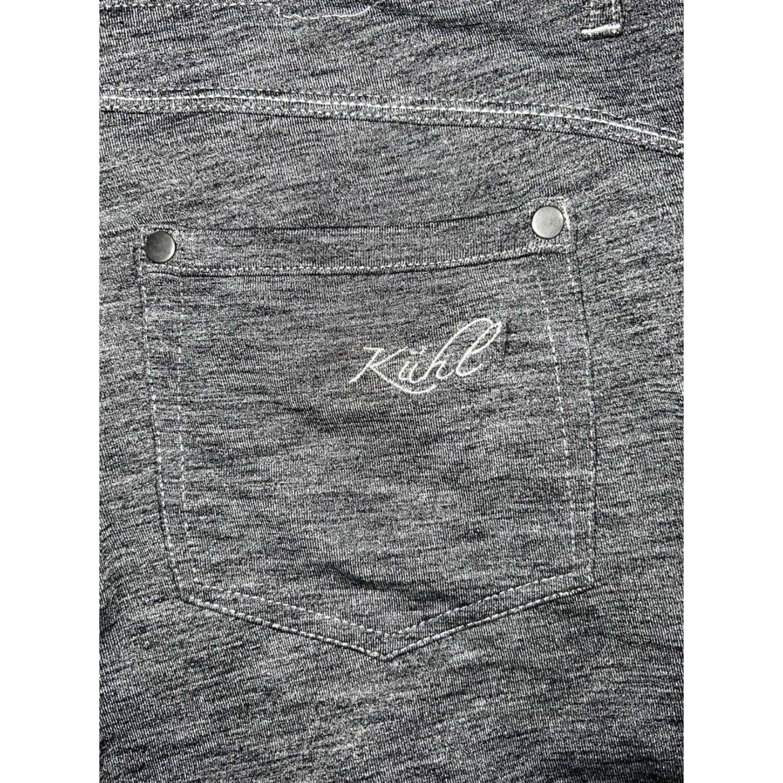 Vintage KUHL Mova Soft Capri Pants Gray Stretch Womens Size 4 Size 27" / US 4 / IT 40 - 4 Thumbnail