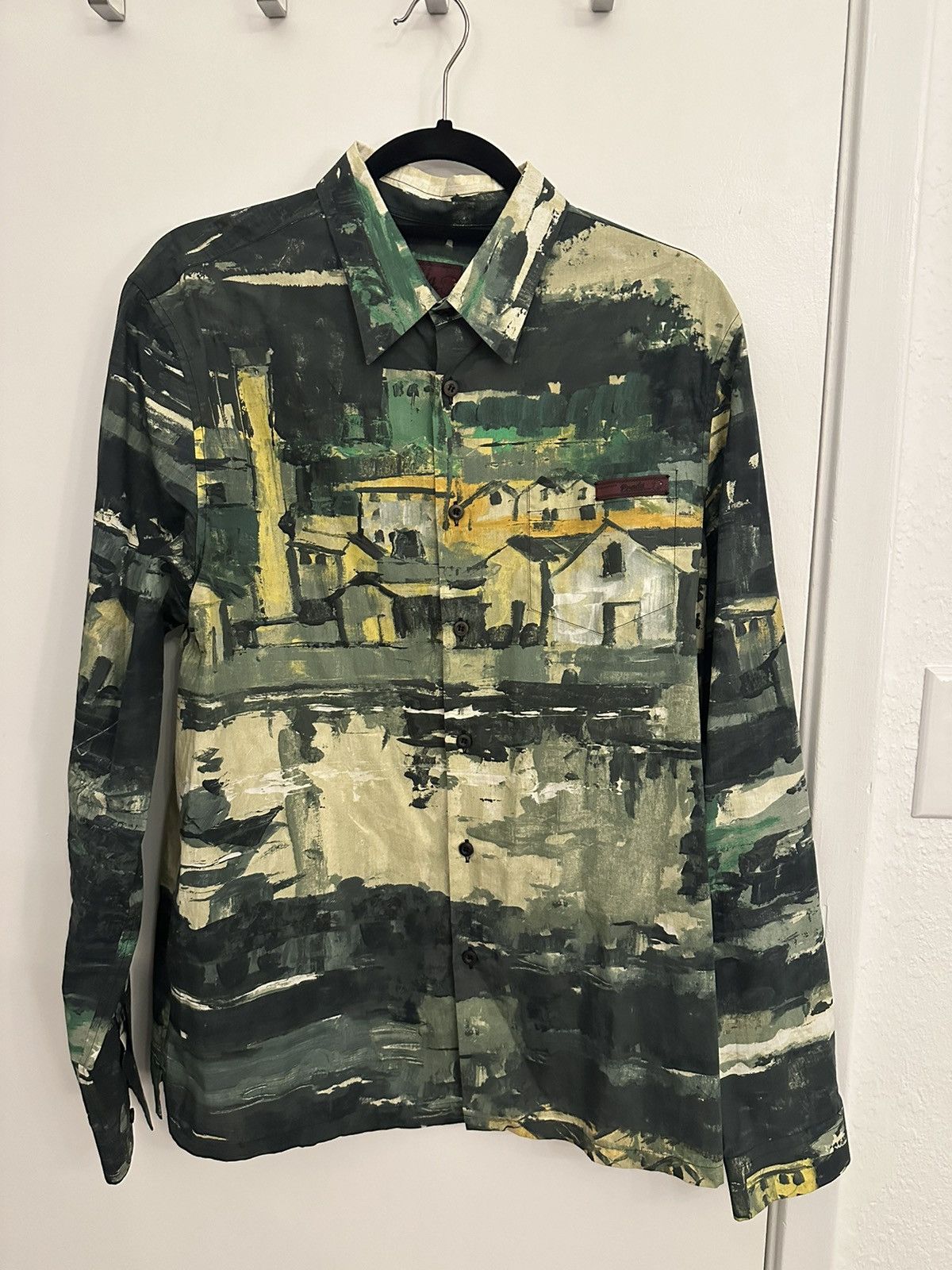 プラダ PRADA 2017FW Village Shirt Prada Prada Men's 'Village' Shirt FW 2017 | Grailed