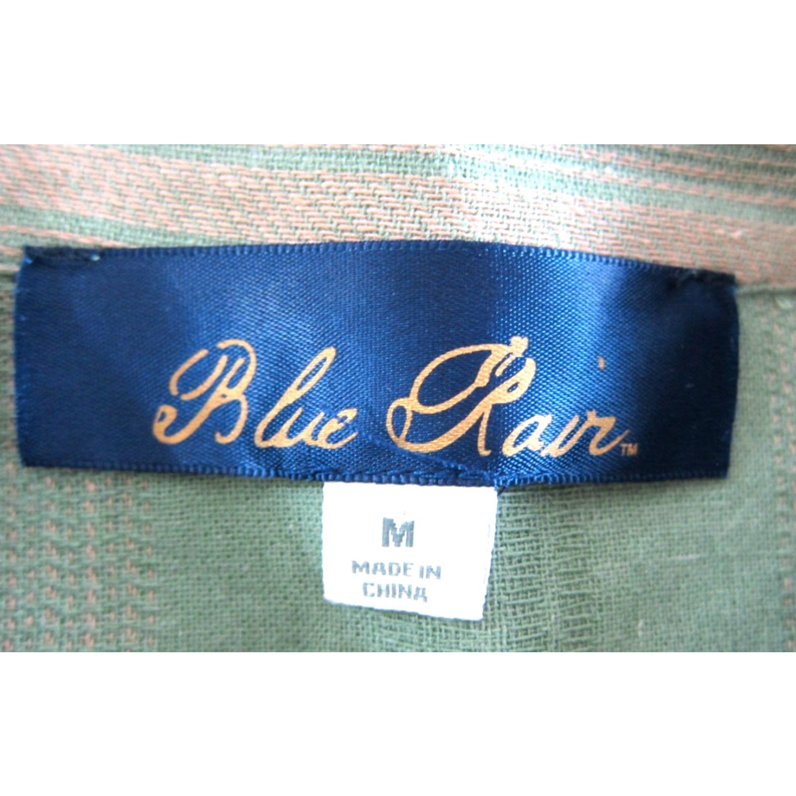 Vintage Blue Rain Green Cap Sleeve Collared Button Down Shirt Wrap Dress Medium Size M / US 6-8 / IT 42-44 - 3 Thumbnail