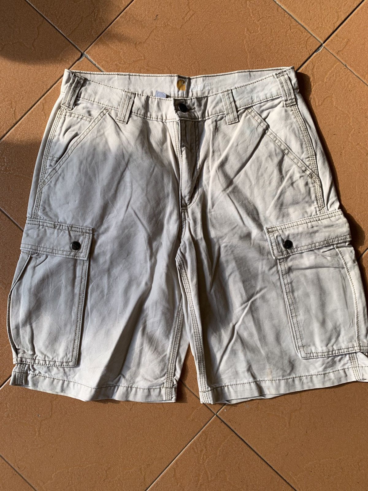 Carhartt Vintage Carhartt Cargo Short Pants Size US 32 / EU 48 - 3 Thumbnail
