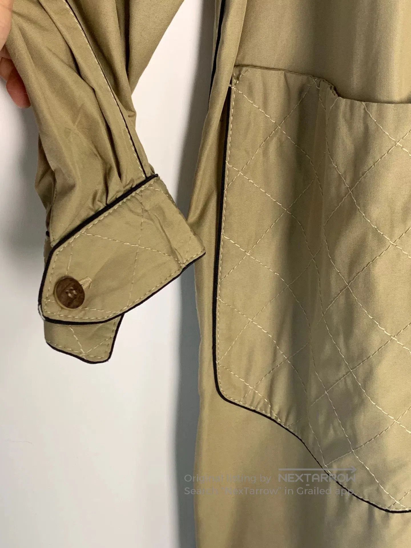 YITAI Italian Trench Coat Outerwear. Size M / US 6-8 / IT 42-44 - 5 Thumbnail