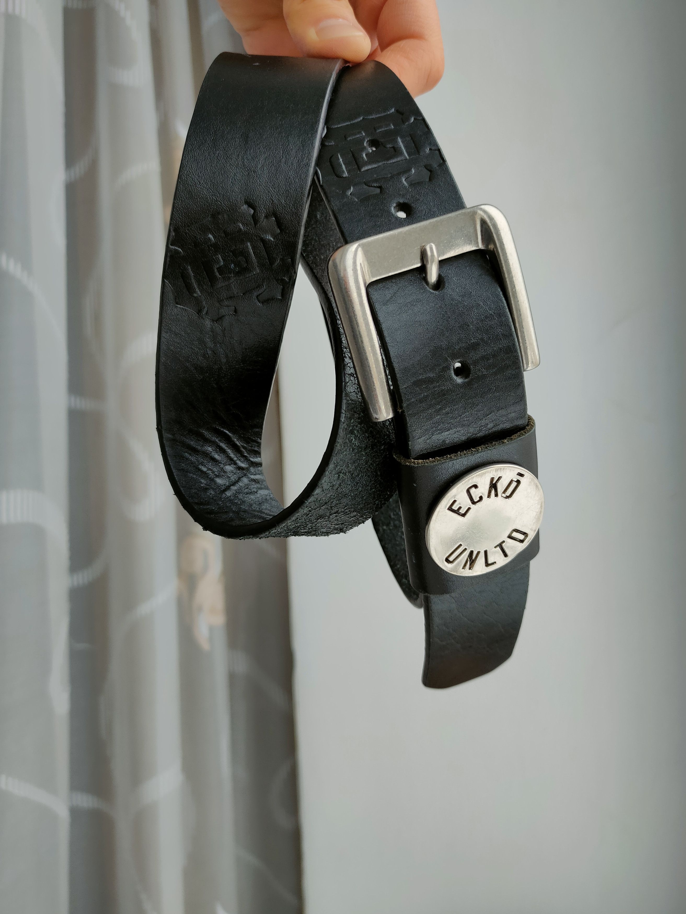 Ecko Unltd. Vintage Y2K Ecko Unltd Leather Belt Rap Hip Hop Drill Size ONE SIZE - 2 Thumbnail