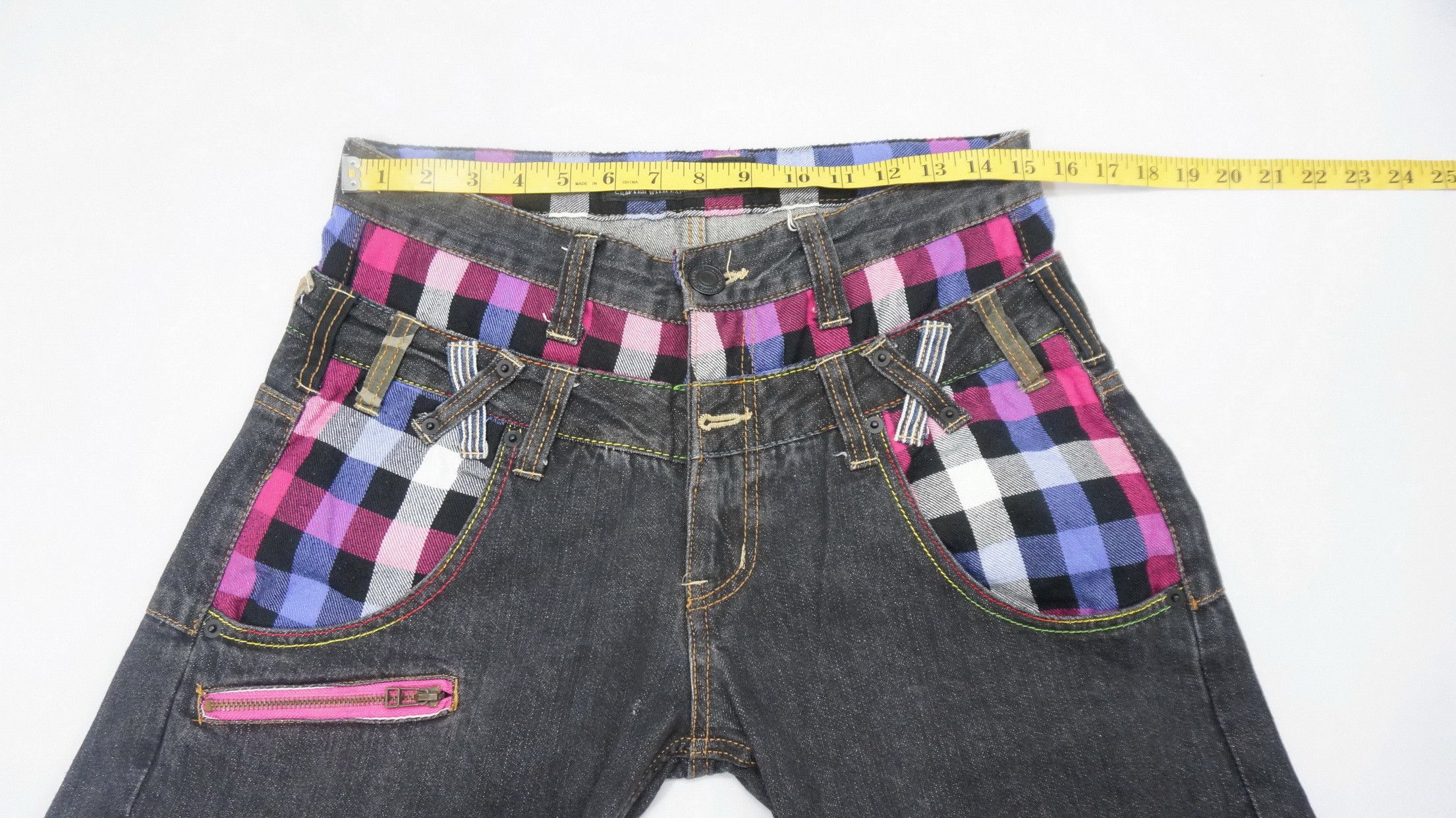 Japanese Brand Vintage Jack Serika Double Waist Black Jeans Size US 30 / EU 46 - 7 Thumbnail