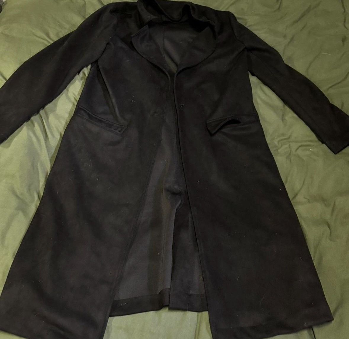 Forever 21 Black Long Coat Size M / US 6-8 / IT 42-44 - 1 Thumbnail