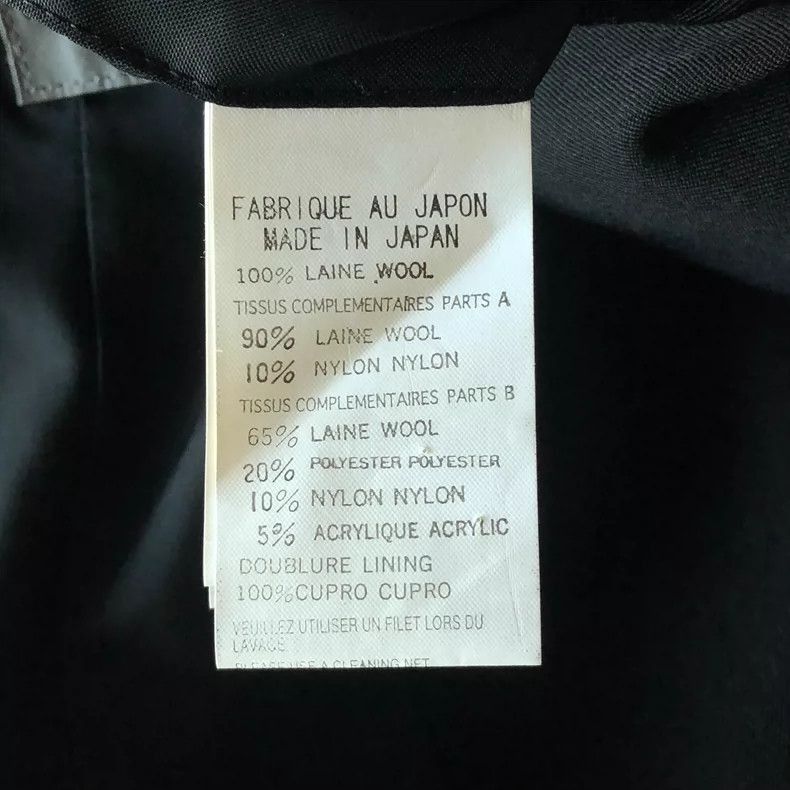 Yohji Yamamoto Yohji Yamamoto Yohji Yamamoto Wool Check Pocket Coat Size US M / EU 48-50 / 2 - 5 Thumbnail