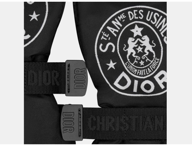 Dior o1w1db10425 34GLO7 Size: OS / Union Ski Gloves in Black Size ONE SIZE - 3 Thumbnail