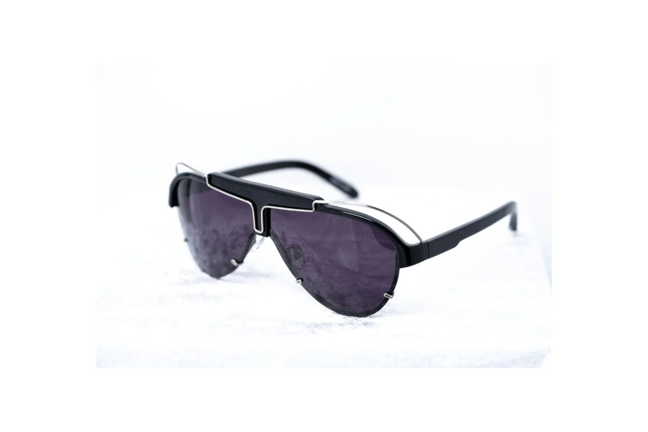 Vintage Yohji Yamamoto Sunglasses Silver and Purple Size ONE SIZE - 1 Thumbnail
