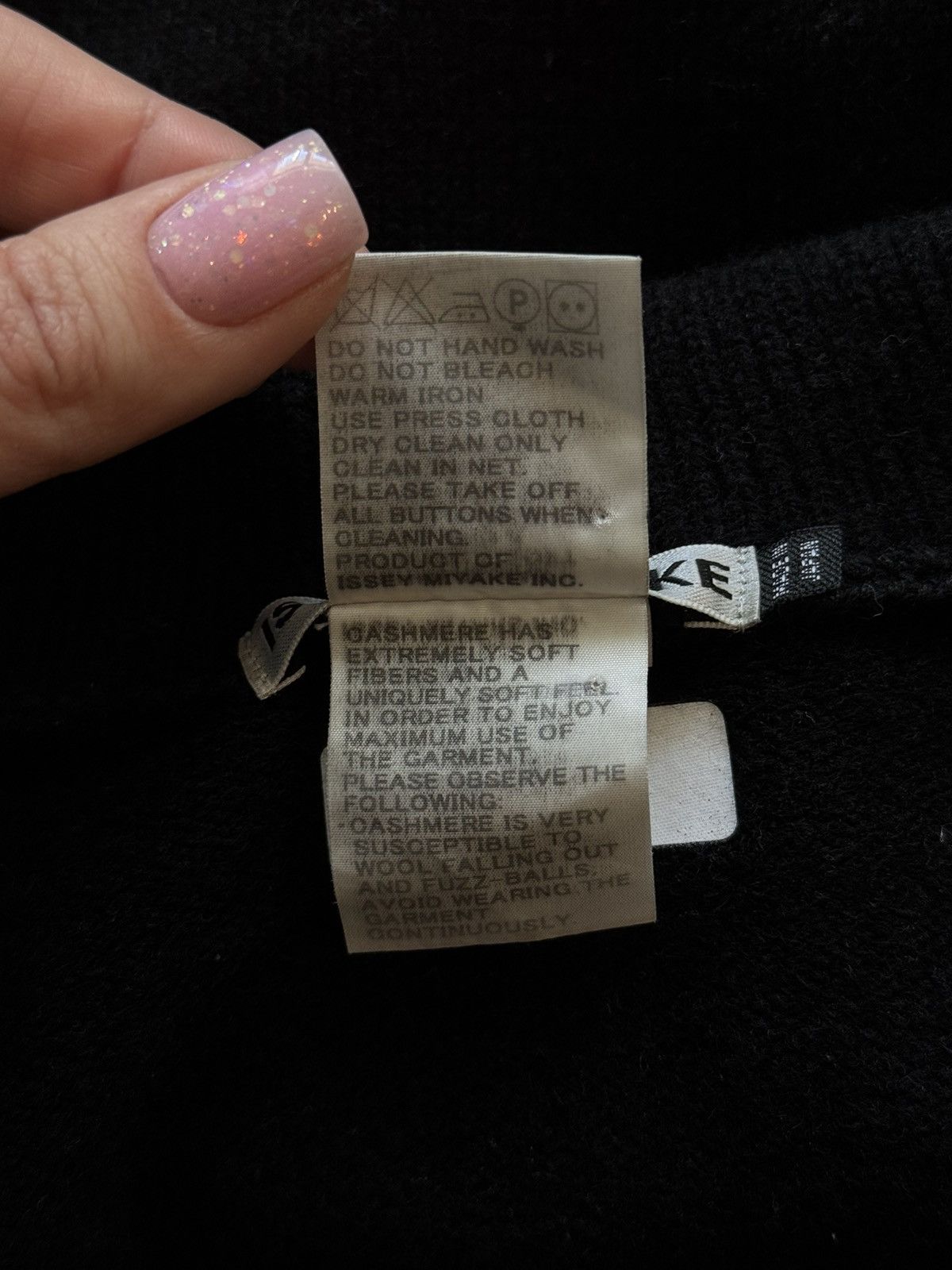 Issey Miyake × Japanese Brand Issey Miyake 1990s archive vintage wool + cashmere cardigan Size S / US 4 / IT 40 - 7 Thumbnail