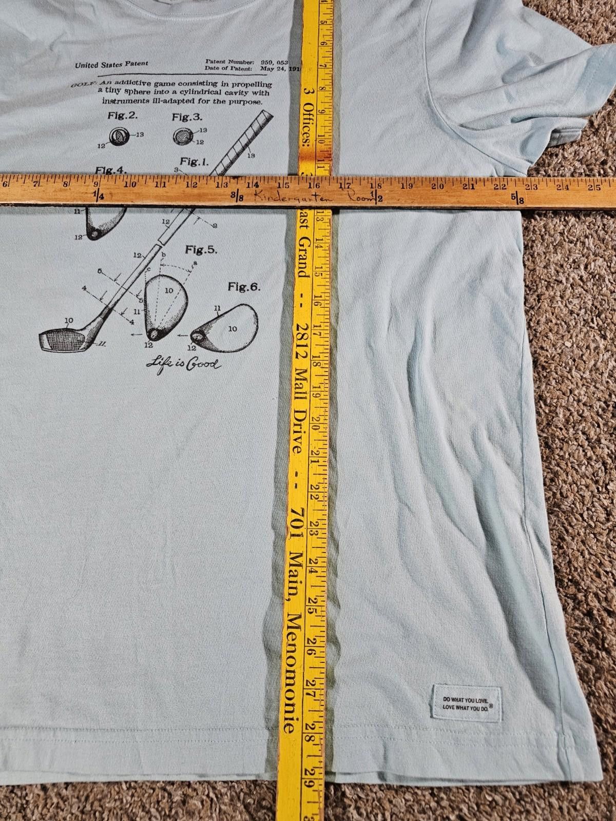 Life is Good Life Is Good L Golf Tshirt Do What You Love Love What You Do Size US L / EU 52-54 / 3 - 4 Thumbnail