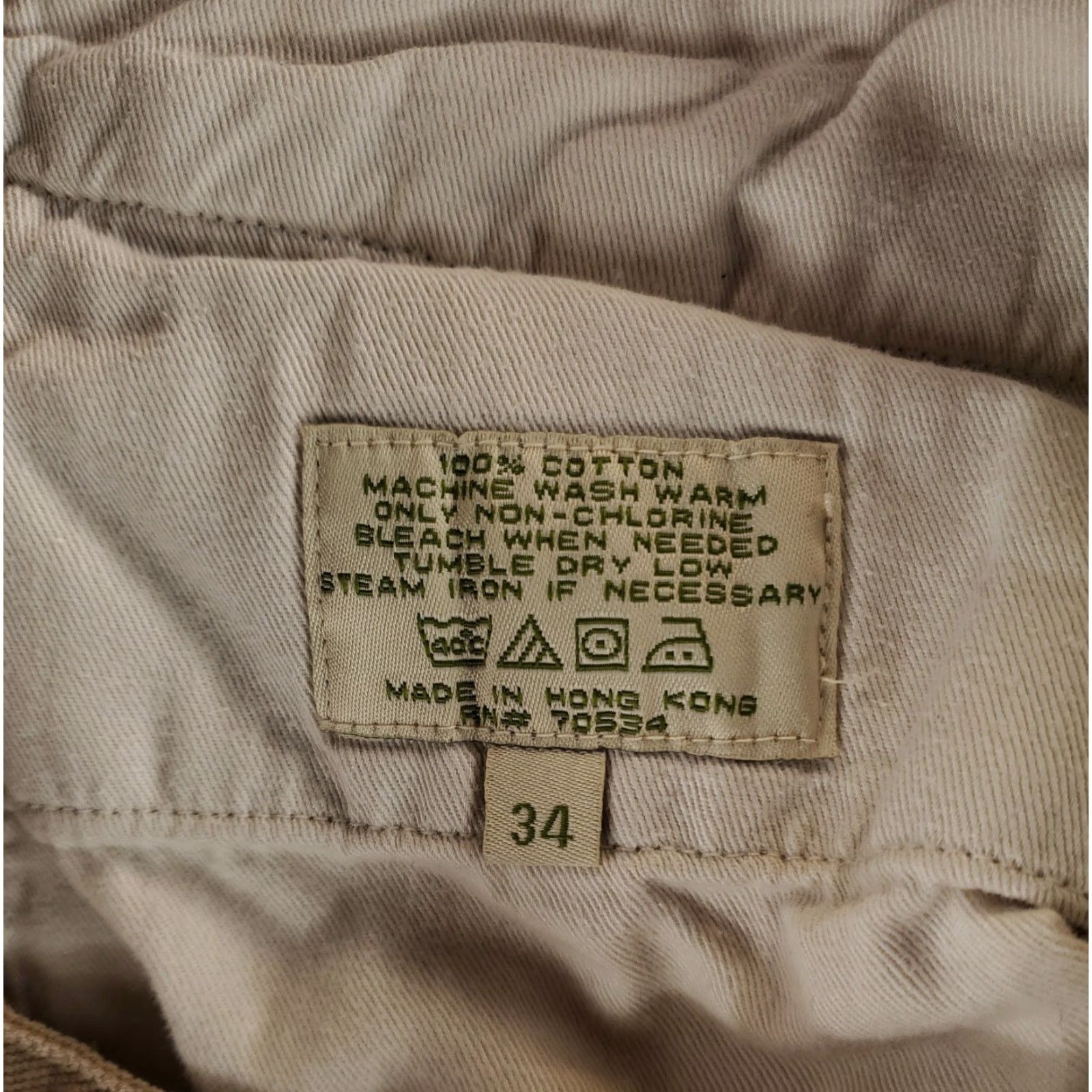 Orvis VINTAGE Orvis Pants Heavy Twill Brown Mens 33 29 Inseam 29 Casual Pants 90s Mens Brown 33x29 Size US 33 - 4 Thumbnail