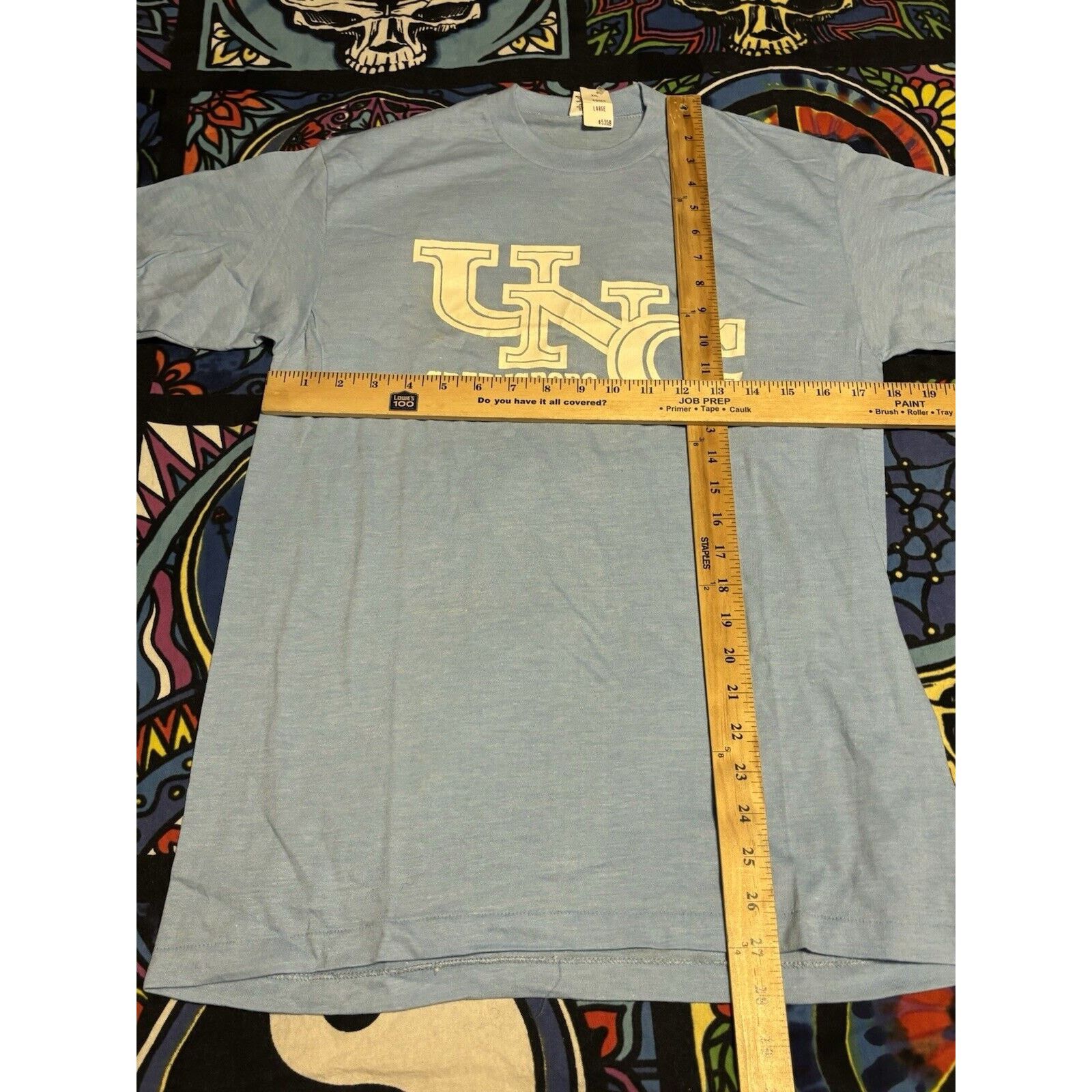 Other Vintage light blue uncg graphic shirt blue 70s 80s T-shirt L Size US L / EU 52-54 / 3 - 5 Thumbnail