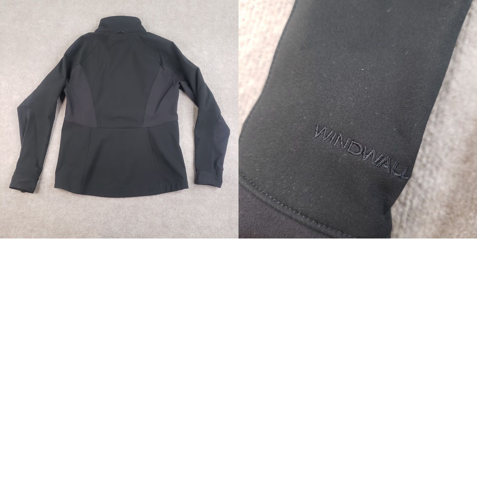 The North Face The North Face Jacket Womens Medium Black Windwall Coat Softshell Zip Mock Neck Windwall Jacket Women Medium Black Windwall Size M / US 6-8 / IT 42-44 - 9 Thumbnail