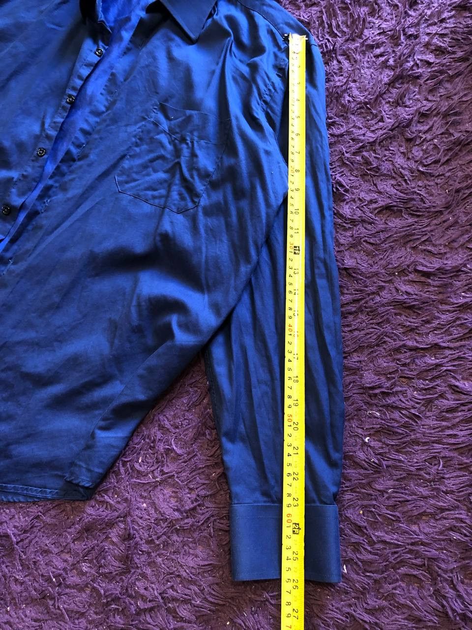 Balmain button-down shirt Balmain Vintage Y2K blue Size US XL / EU 56 / 4 - 6 Thumbnail