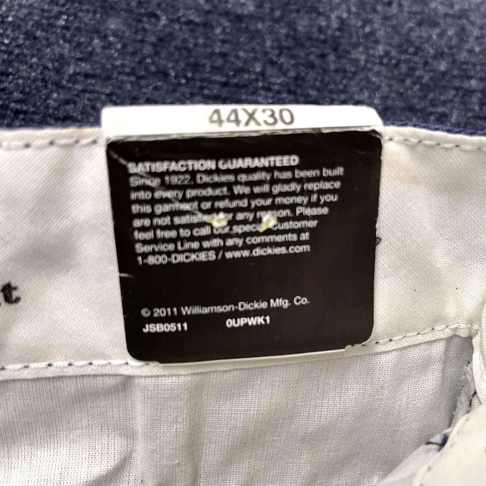 Dickies Dickies Pants Mens 44x30 Blue 874 Original Fit Work Chino Straight Leg Size US 44 / EU 60 - 4 Thumbnail