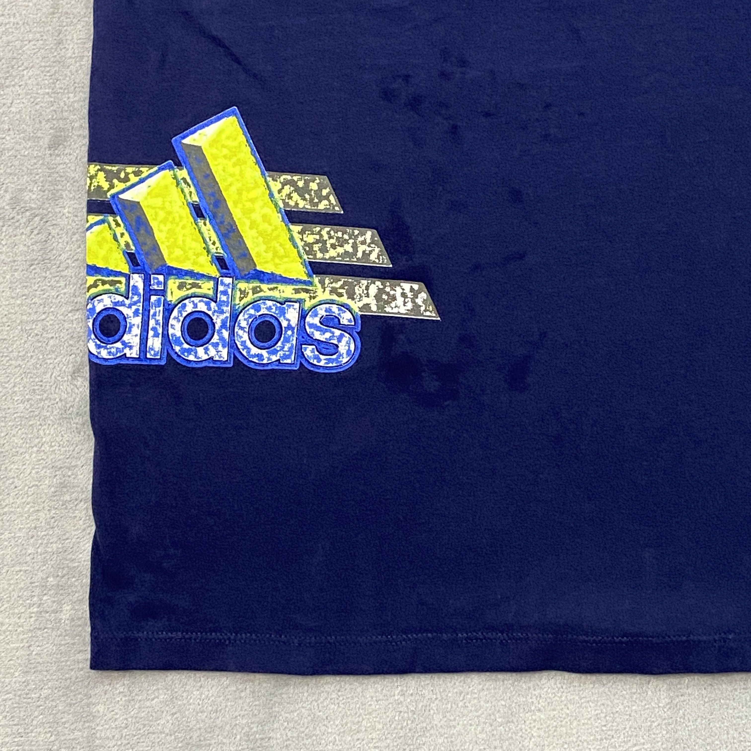Adidas × Vintage 90s T Shirt Men Large Graphic Short Sleeve Made in USA Size US XL / EU 56 / 4 - 6 Thumbnail