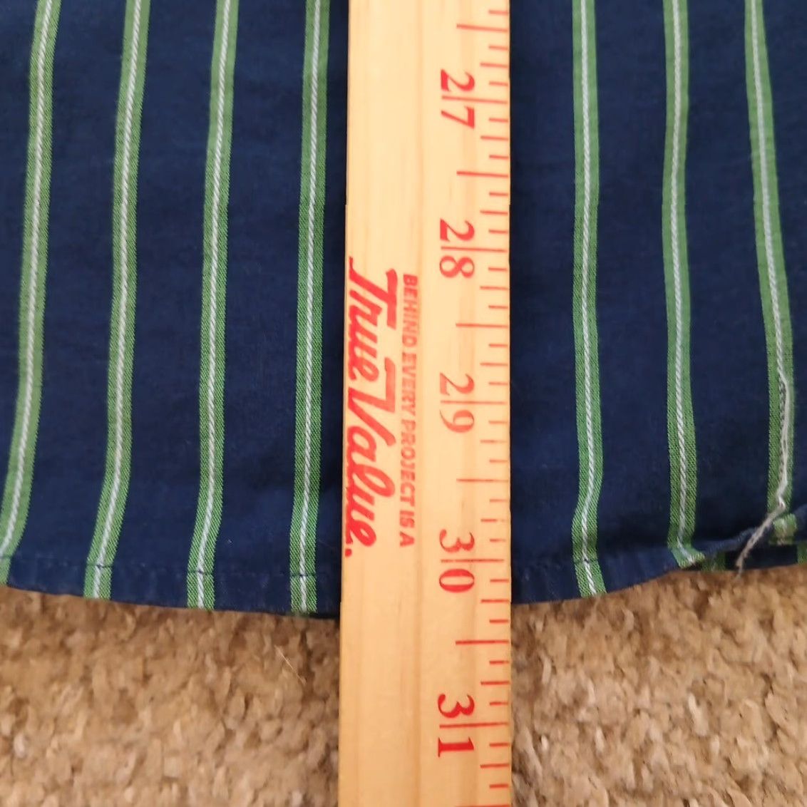 Gap Gap Shirt Mens XL Blue Green Striped Long Sleeve Button-Up Cotton Size US XL / EU 56 / 4 - 6 Thumbnail