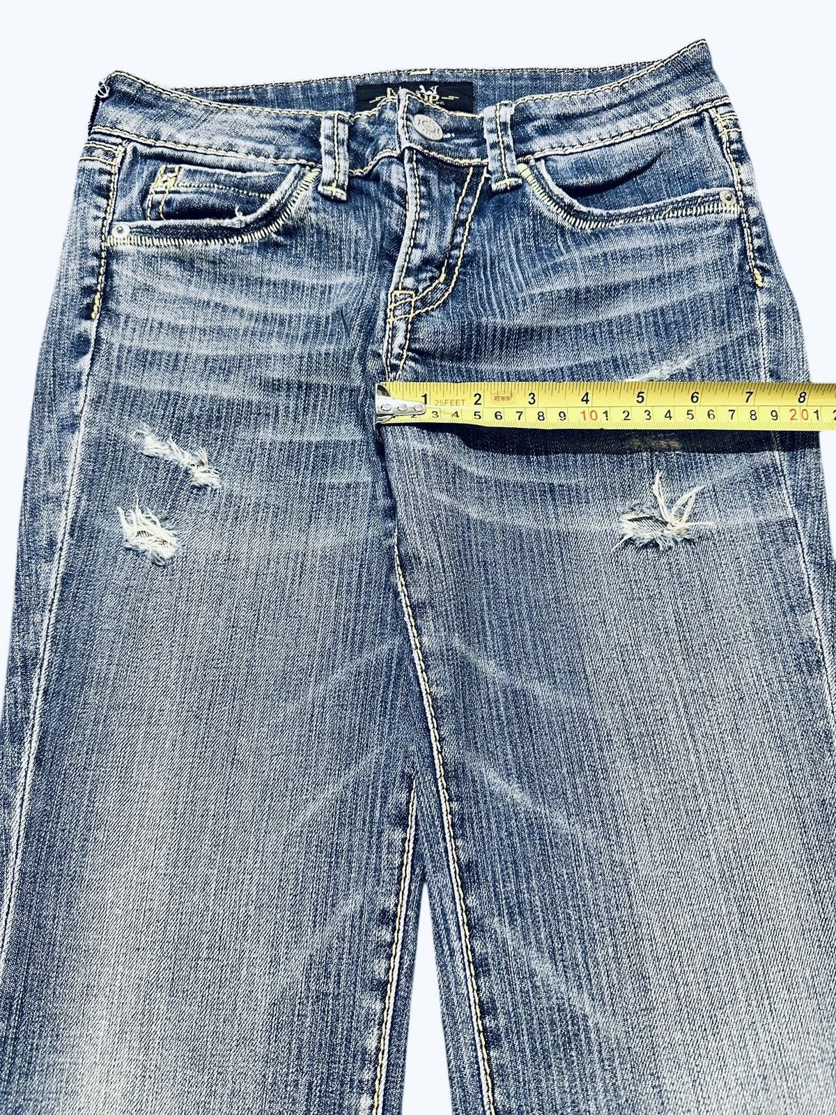 Vintage Vintage Distressed Nuve Faded Wash Flare Style Size US 28 / EU 44 - 14 Thumbnail