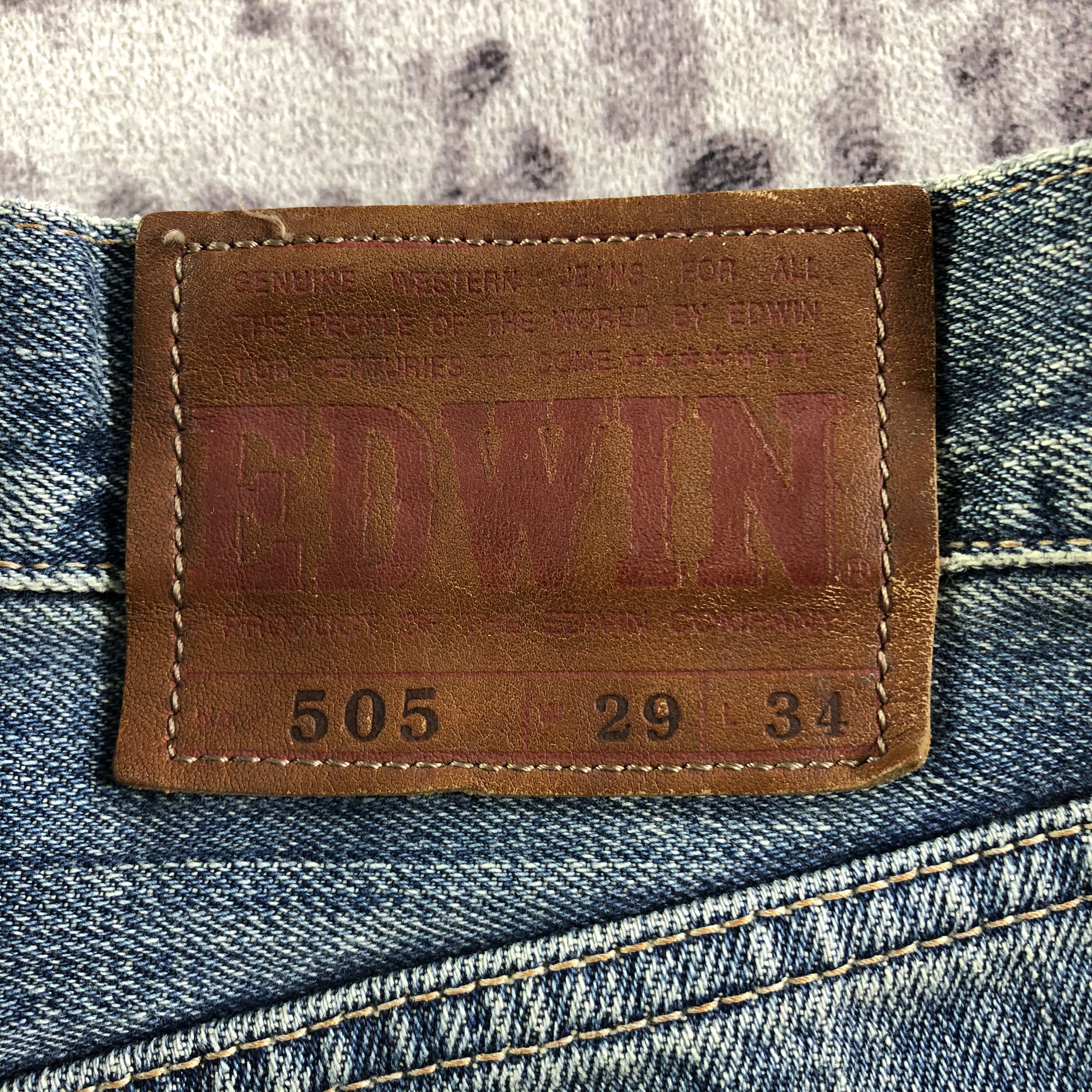 Edwin Vintage Edwin 505 Selvedge Jeans-JM3568 Size US 31 - 6 Thumbnail