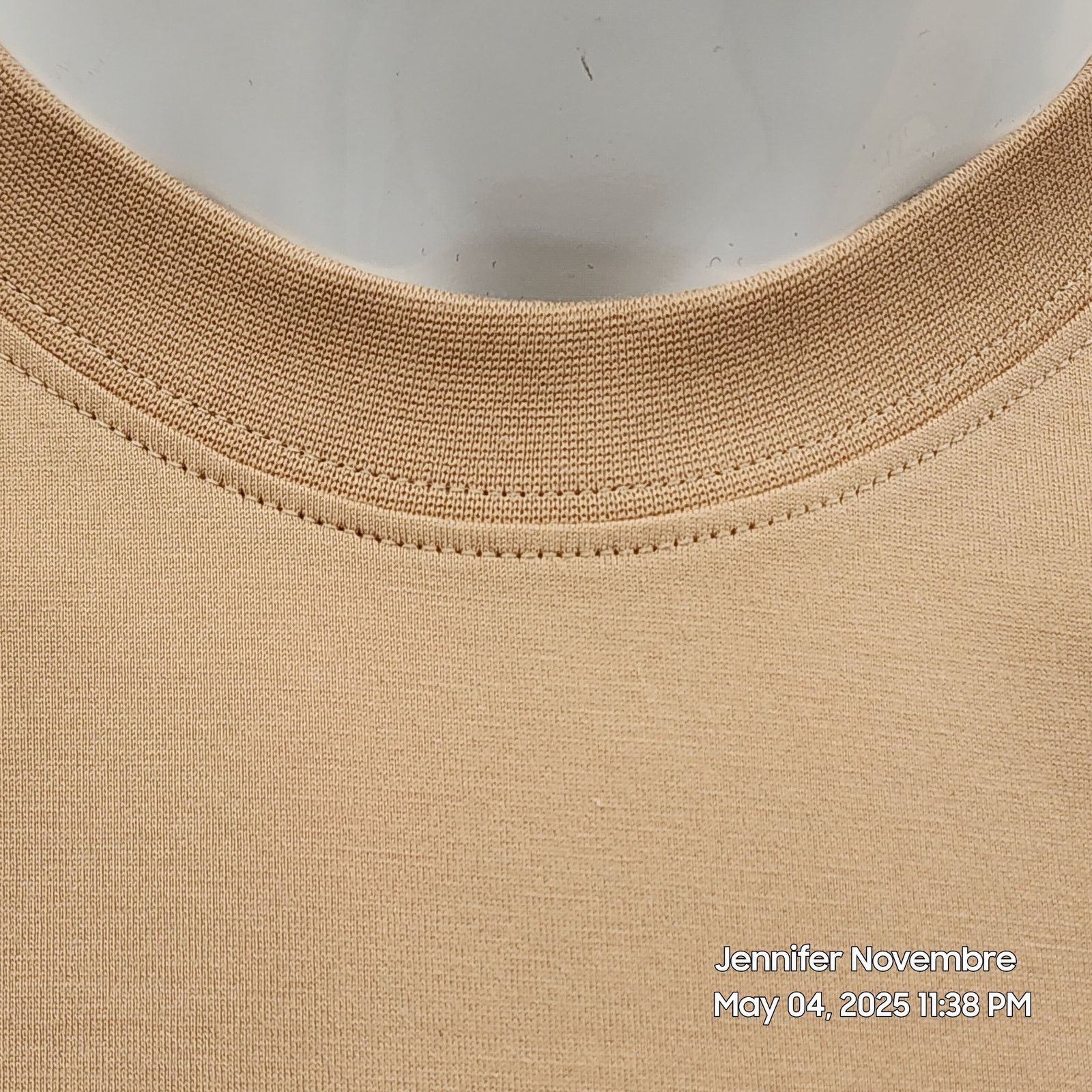 Burberry WOMEN'S BURBERRY SANTO LOGO T-SHIRT/SOFT FAWN/MEDIUM $480 Size M / US 6-8 / IT 42-44 - 7 Thumbnail