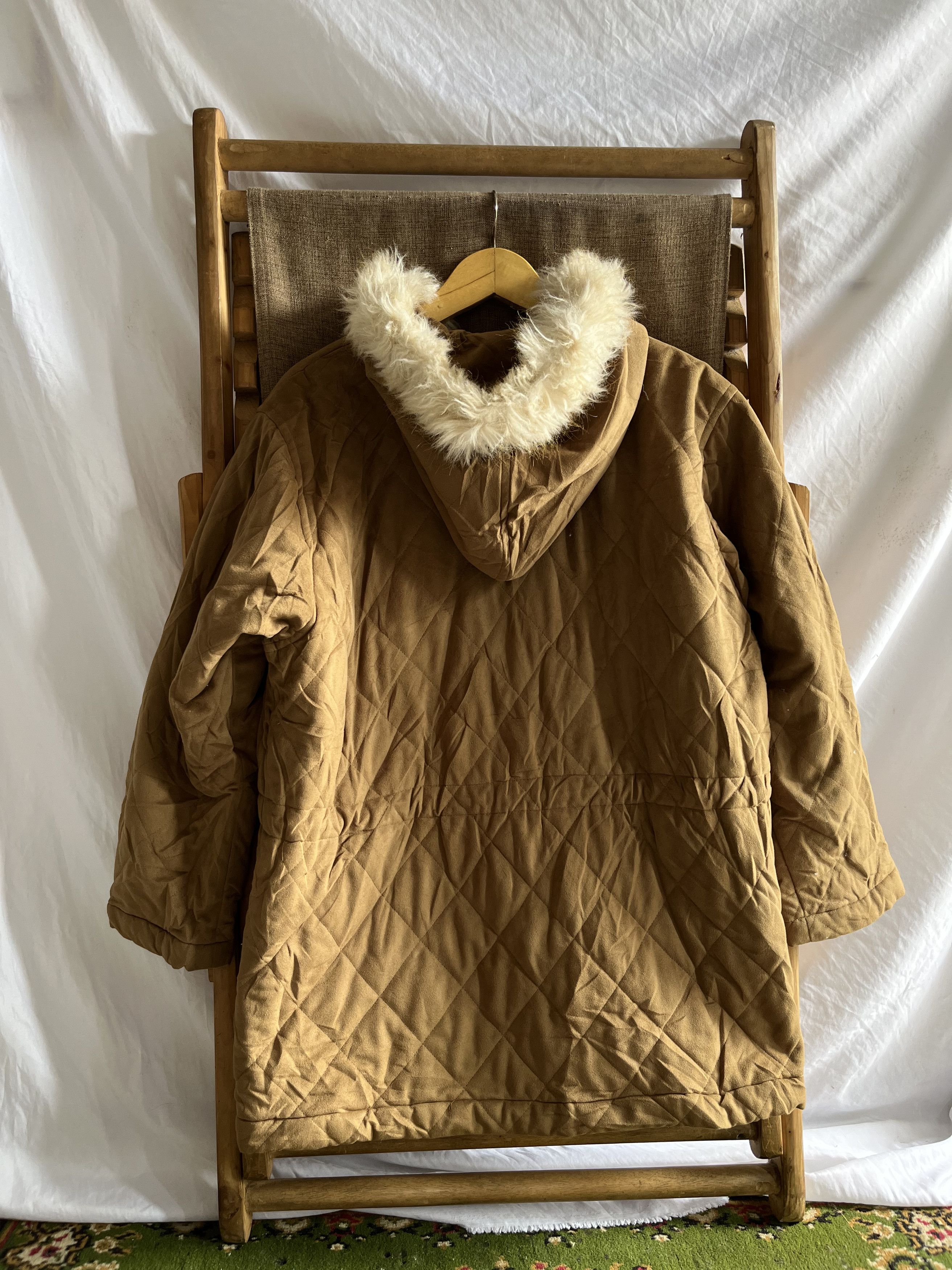 Japanese Brand C.Crest Japanese Brand Fur Drawstring Jacket Size US L / EU 52-54 / 3 - 4 Thumbnail