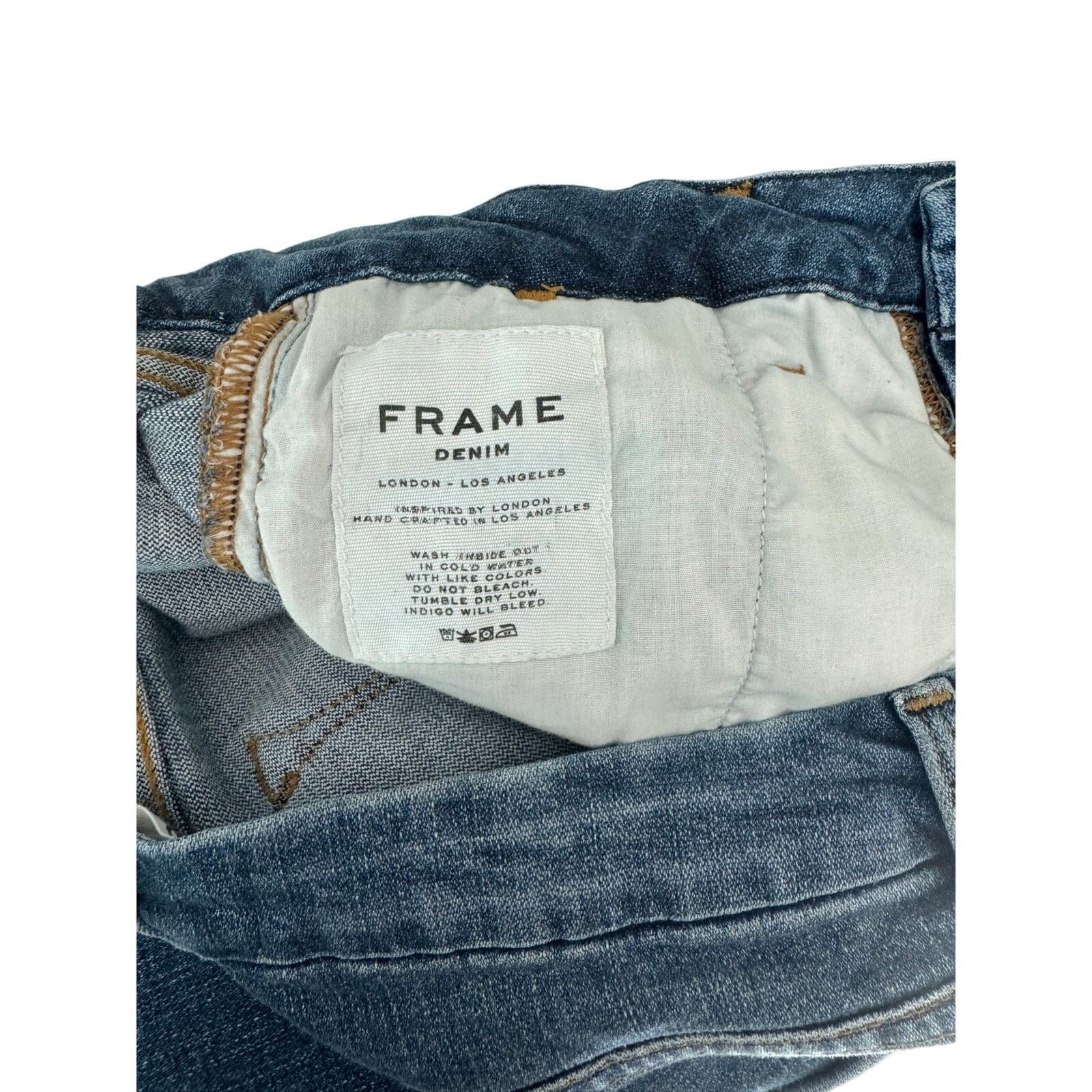 Frame Frame Denim Le Slender Thistle Straight Leg Jean Size 27 Size 27" / US 4 / IT 40 - 6 Thumbnail