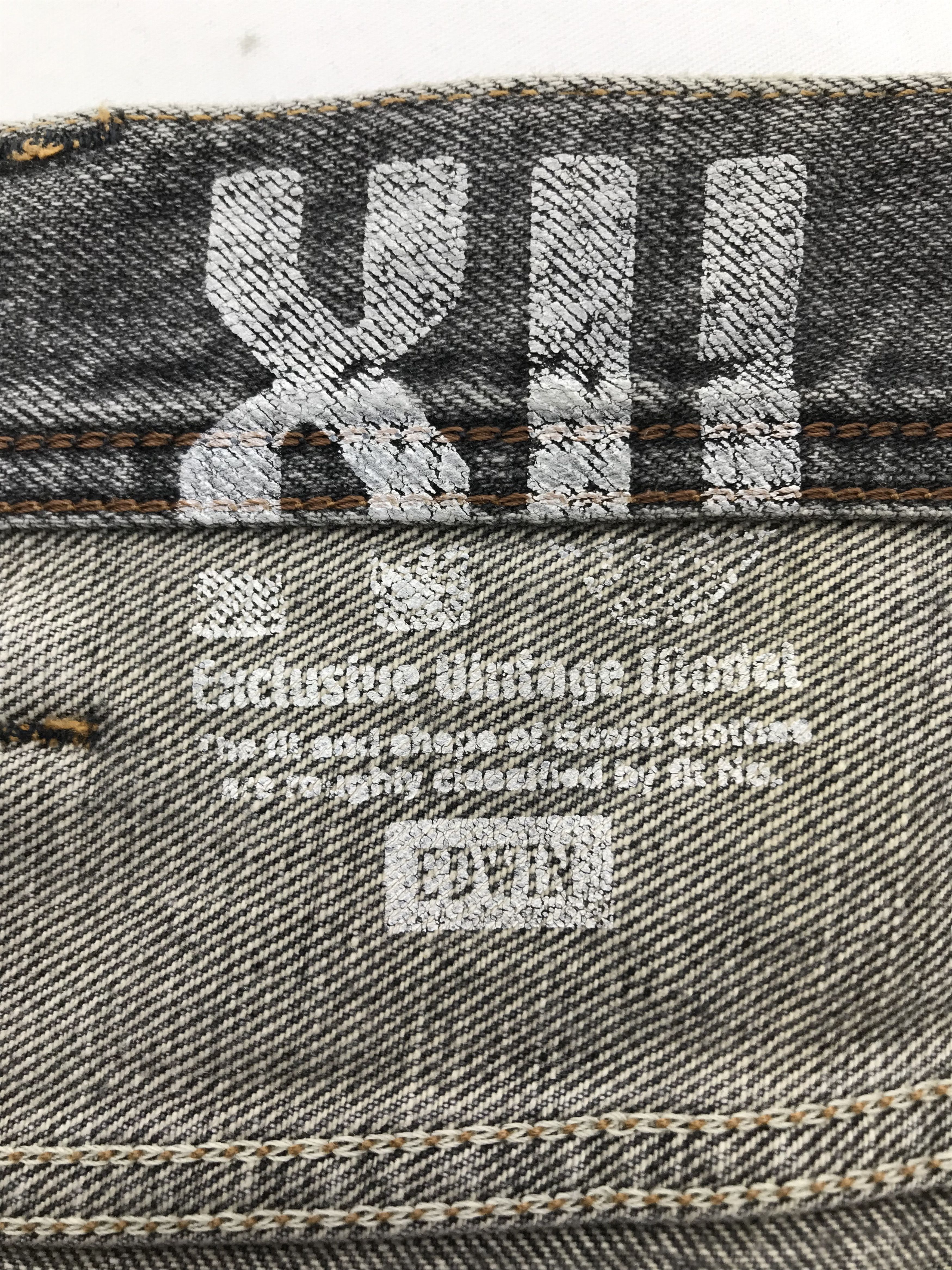 Edwin Vintage Edwin Extra Baggy Faded Black Jeans Size US 38 / EU 54 - 10 Thumbnail
