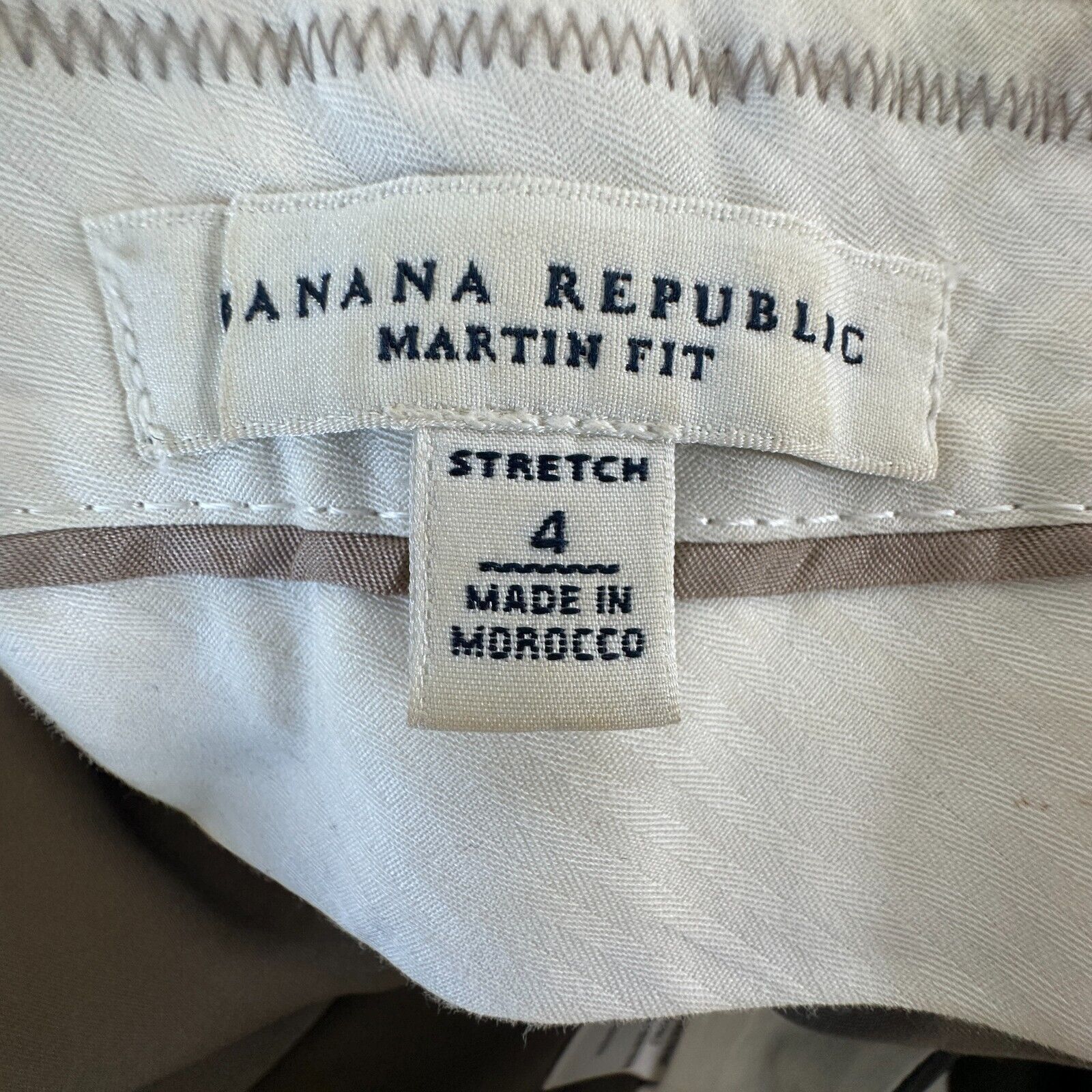 Banana Republic Banana Republic Brown Martin Fit Wide Leg Cuffed Trouser 4 Size 27" / US 4 / IT 40 - 6 Thumbnail