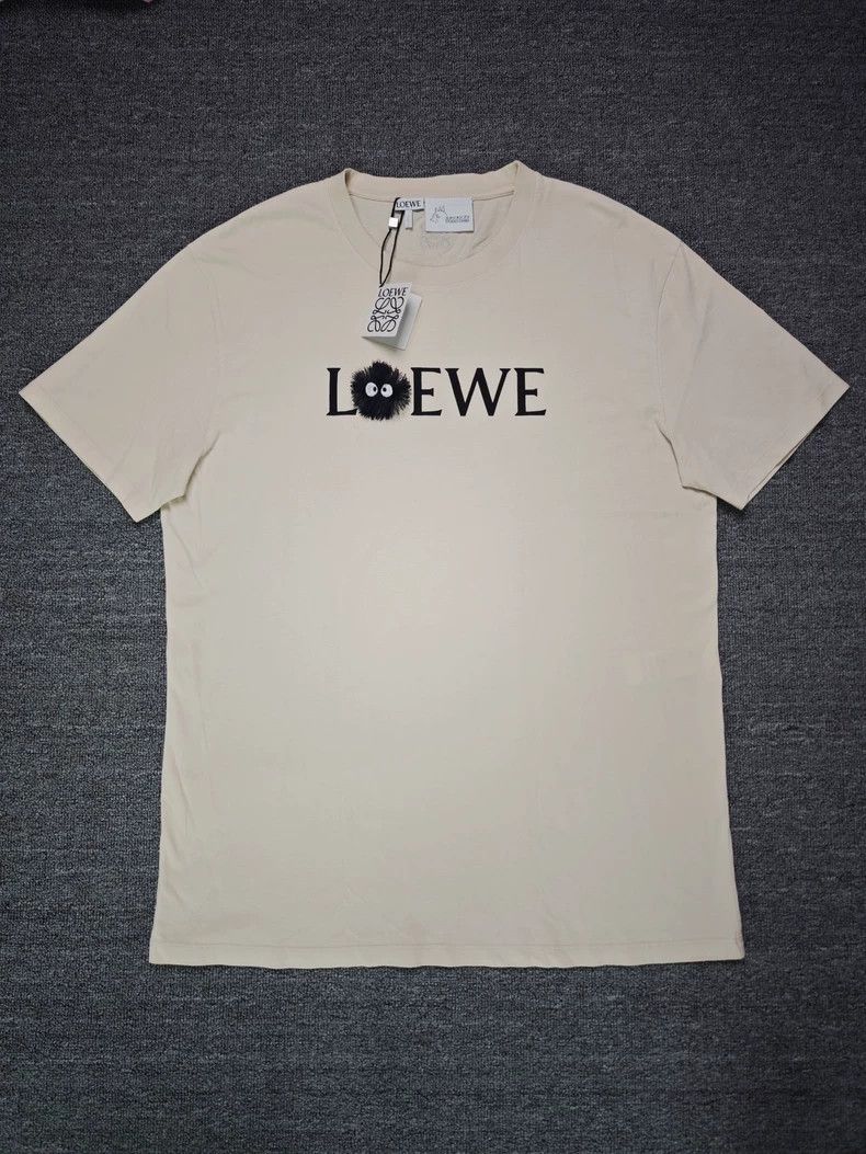LOEWE Printed cotton little coal ball short sleeve T-shirt