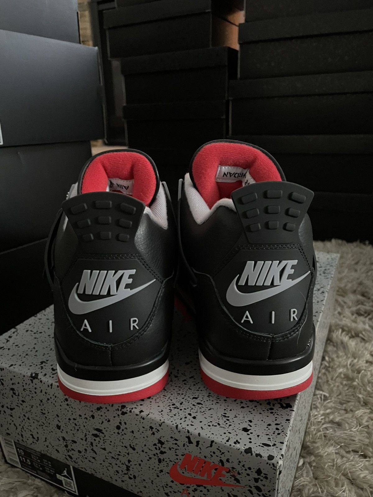 Jordan Brand Jordan 4 Bred Reimagined Size US 10 / EU 43 - 6 Thumbnail