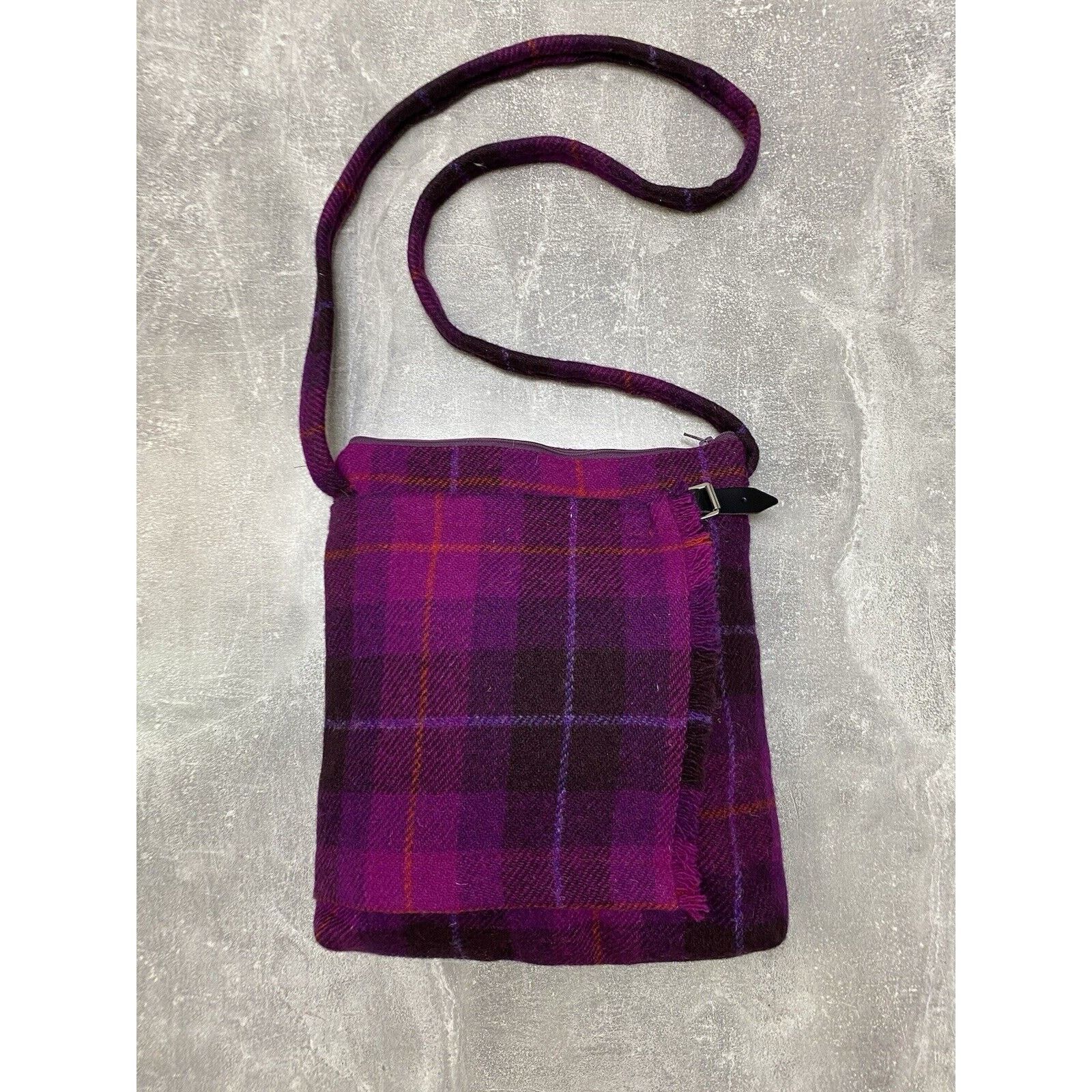 Harris Tweed × Vintage Harris Tweed Avant Garde Wool Vintage Pink Shoulders Bag Size ONE SIZE - 15 Thumbnail