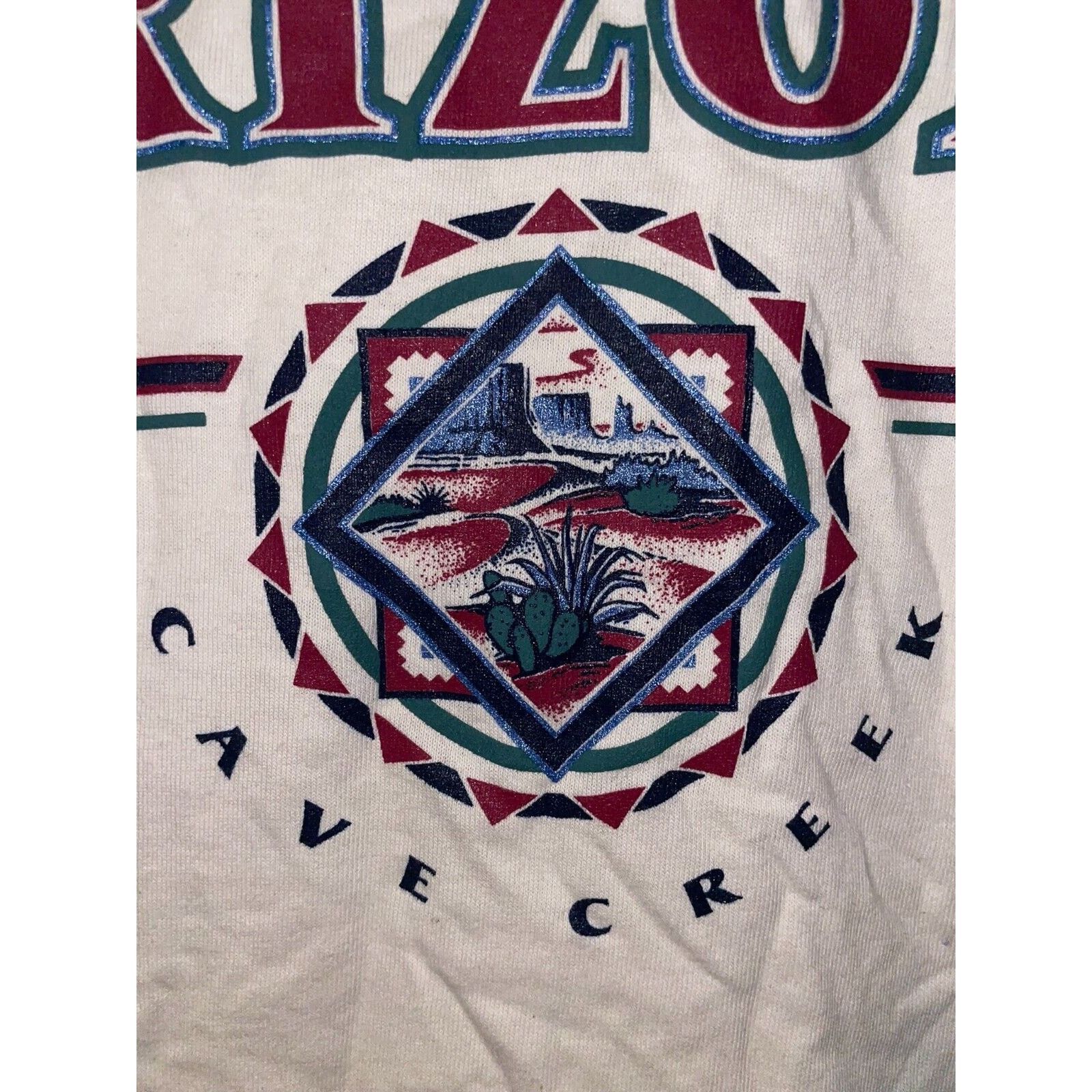 Vintage Vintage Arizona Shirt Cave Creek Desert Shirt Tee Large 90s Size US L / EU 52-54 / 3 - 5 Thumbnail