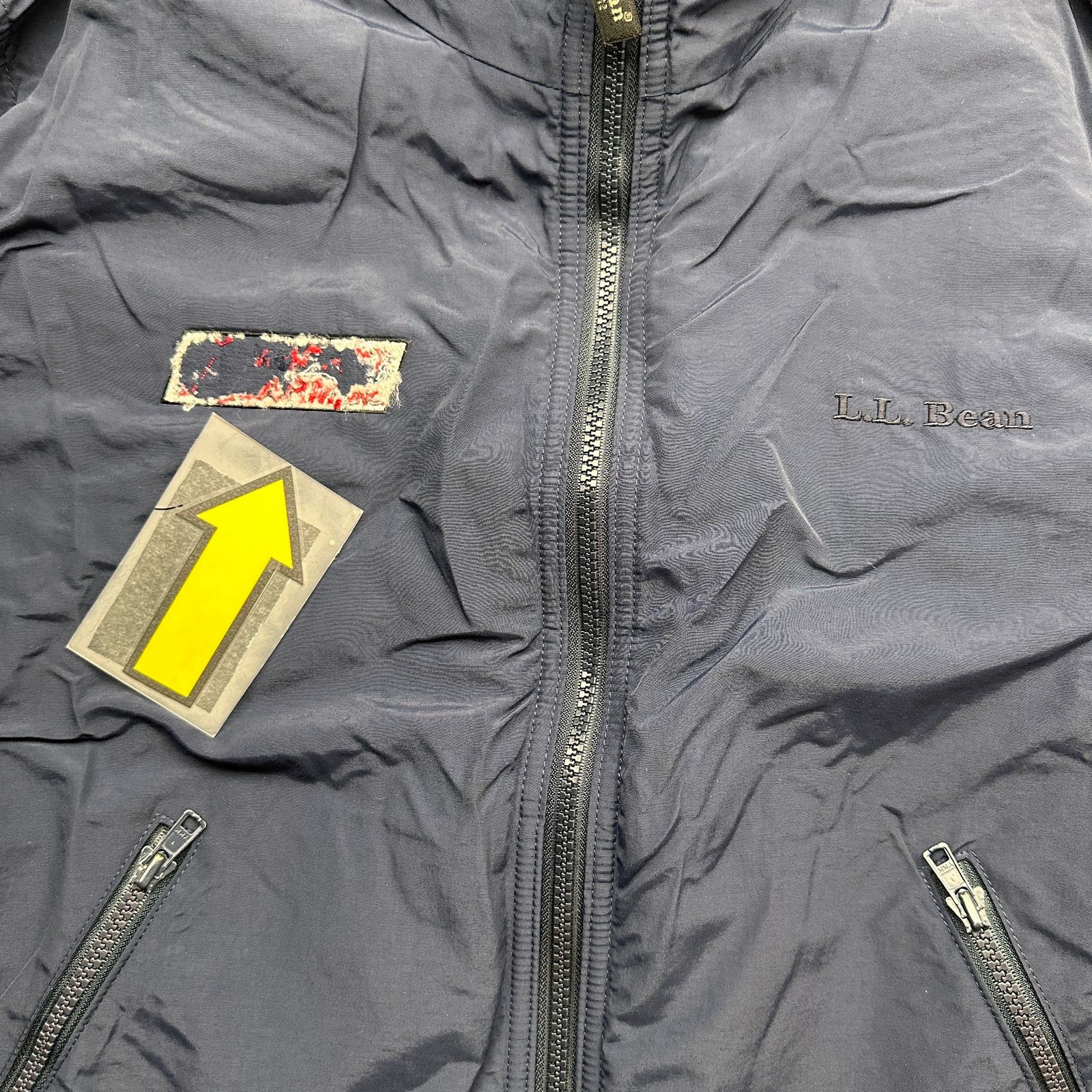 L.L. Bean LL Bean Warm Up Fleece Lined Coach Jacket Mens Medium Navy Size US M / EU 48-50 / 2 - 7 Thumbnail