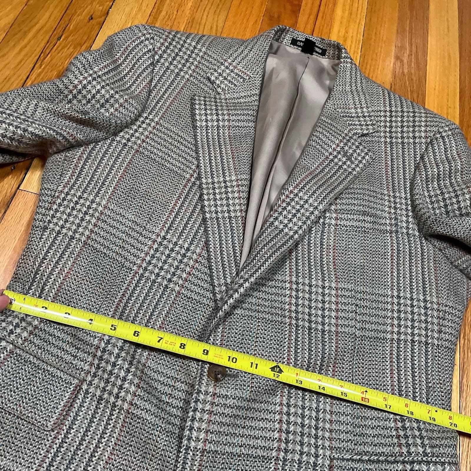Britches Britches Lambswool Made in Japan Blazer Sport Coat 44L Plaid Size 44L - 9 Thumbnail