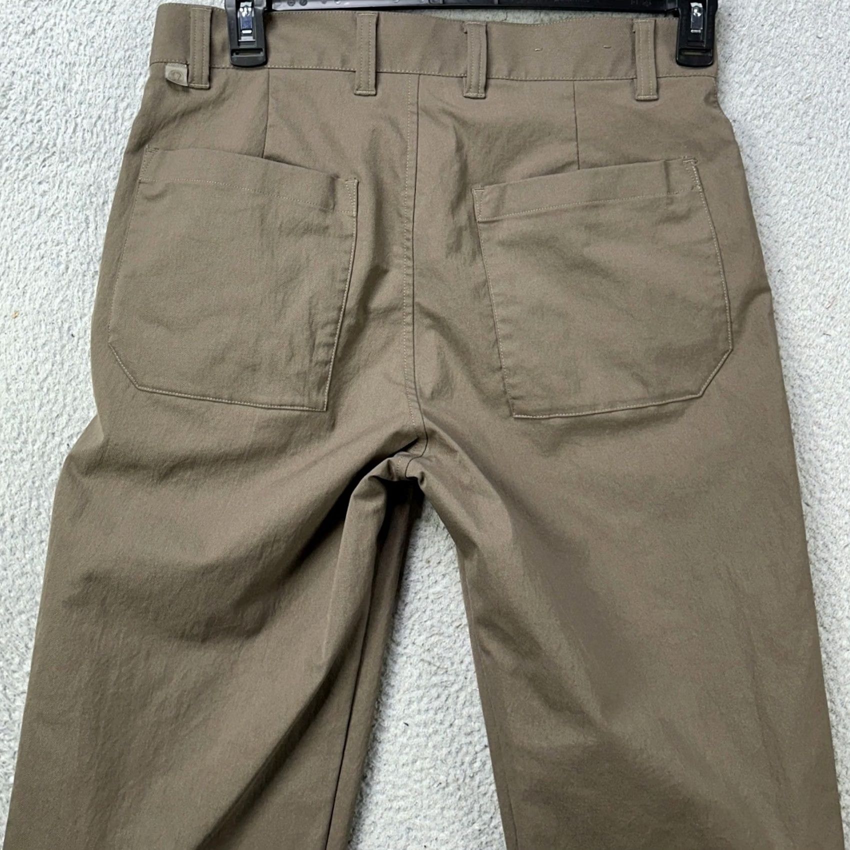 Lululemon Lululemon ABC Pants Slim Taper Khaki Beige Mens 30 Slim Fit 5-Pocket Polyester Elastomultiester Stretch EUC Size US 30 / EU 46 - 3 Thumbnail