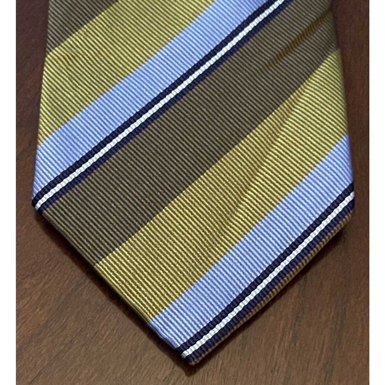 Other Bocara Green Blue Repp Hand Made 100% Silk Made In China Size ONE SIZE - 1 Thumbnail