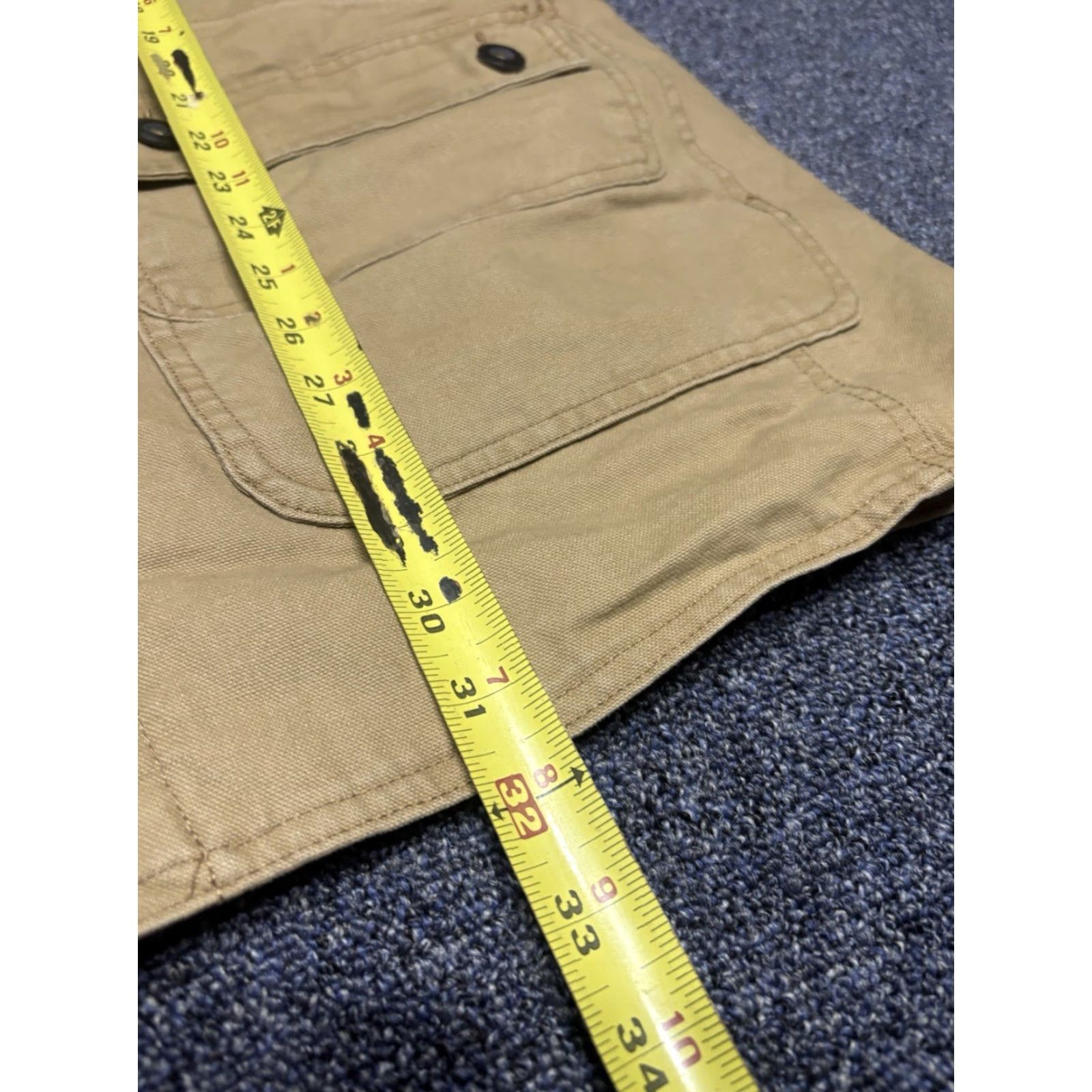 Orvis VTG Orvis Chore Coat Jacket Men’s XL Quilted Lining Field Hunting Utility Beige Cotton Canvas Military Lined Active Men Size US XL / EU 56 / 4 - 4 Thumbnail