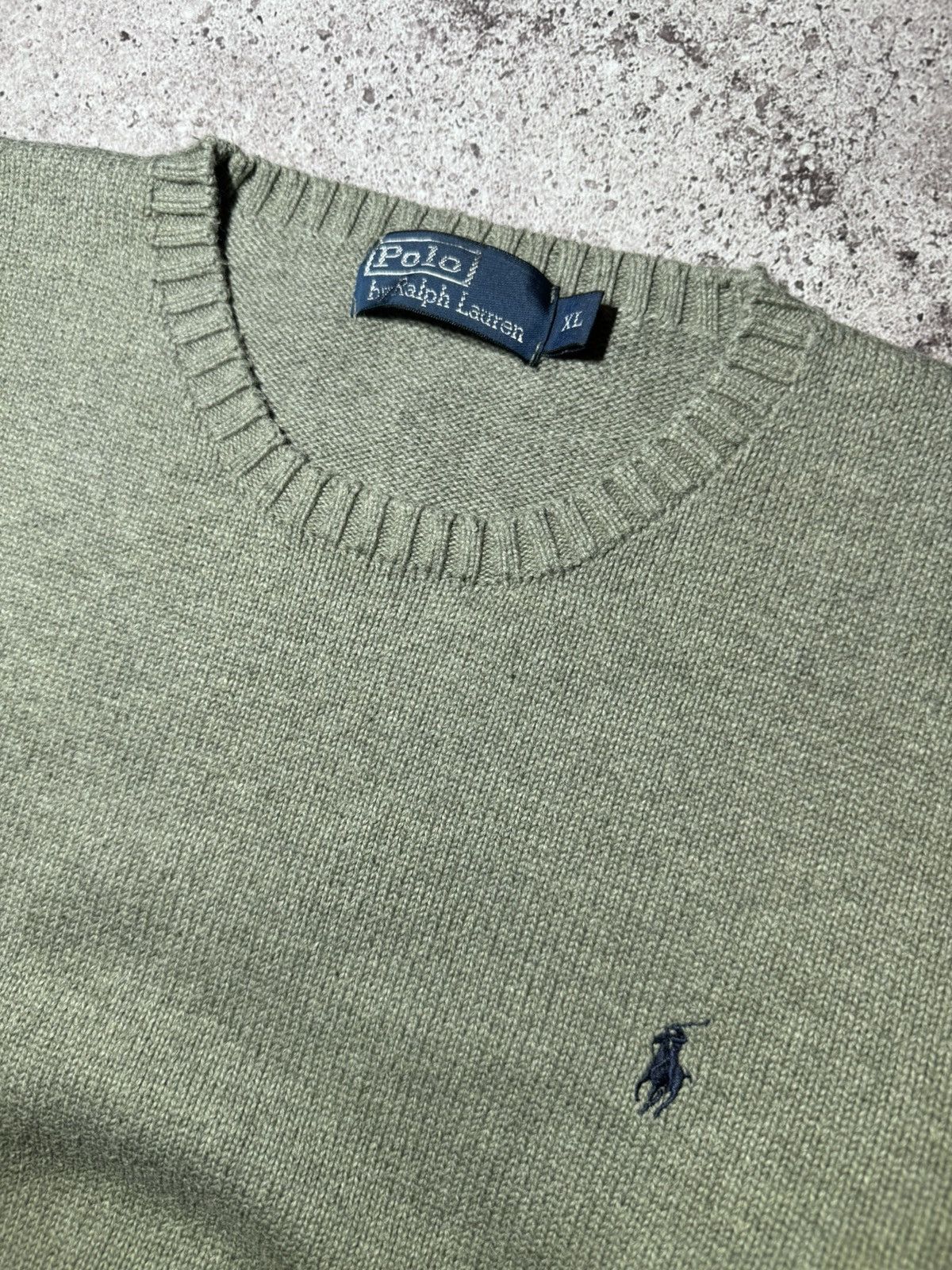 Polo Ralph Lauren × Vintage Polo Ralph Lauren Vintage Knitted Cotton Sweater 90s Size US XL / EU 56 / 4 - 4 Thumbnail