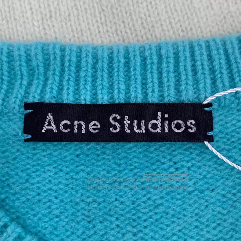 Acne Studios Acne Studios Color Block Striped Smiling Face Embroidered Size S / US 4 / IT 40 - 6 Thumbnail