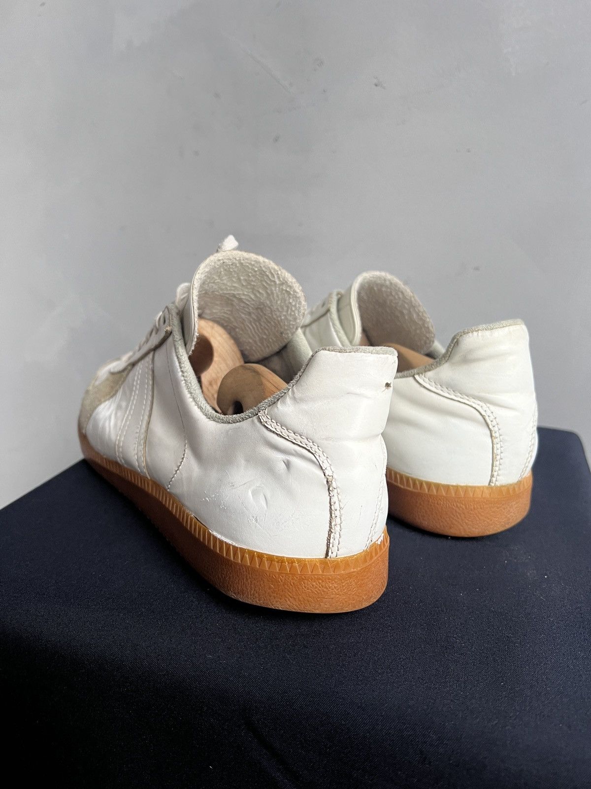 Japanese Brand Maison Margiela Style replica bw sport White Shoes vintage Size US 11 / EU 44 - 8 Thumbnail