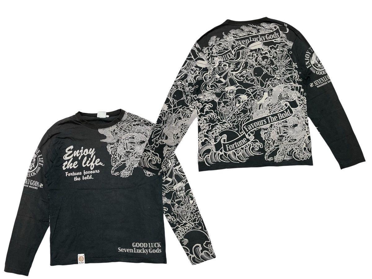Tedman 2000s TEDMAN SEVEN LUCKY GODS OVP LONG SLEEVE SUN FADED Size US M / EU 48-50 / 2 - 1 Thumbnail